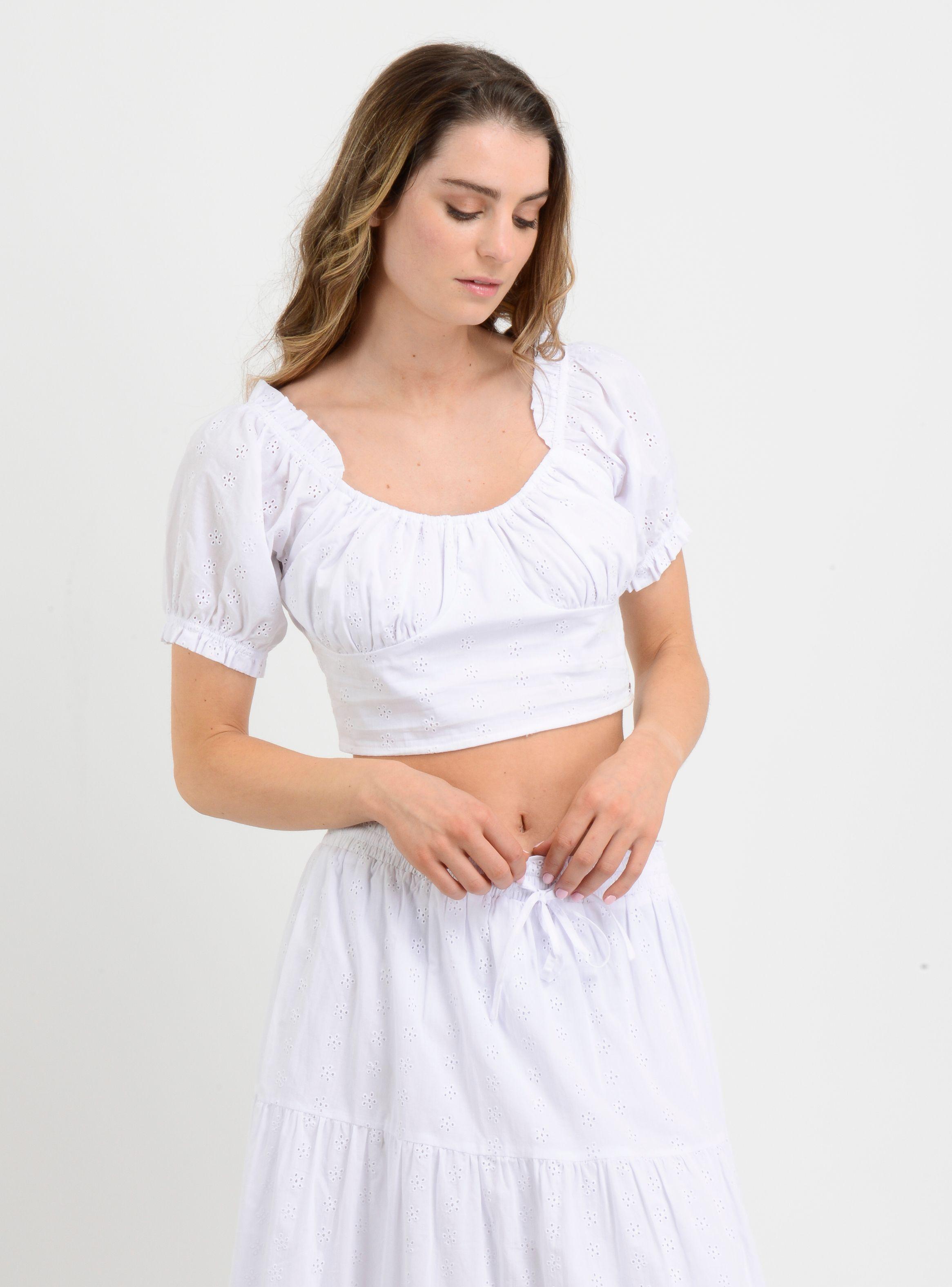 BLUSA MANGA CORTA SIENA  BLANCO-3