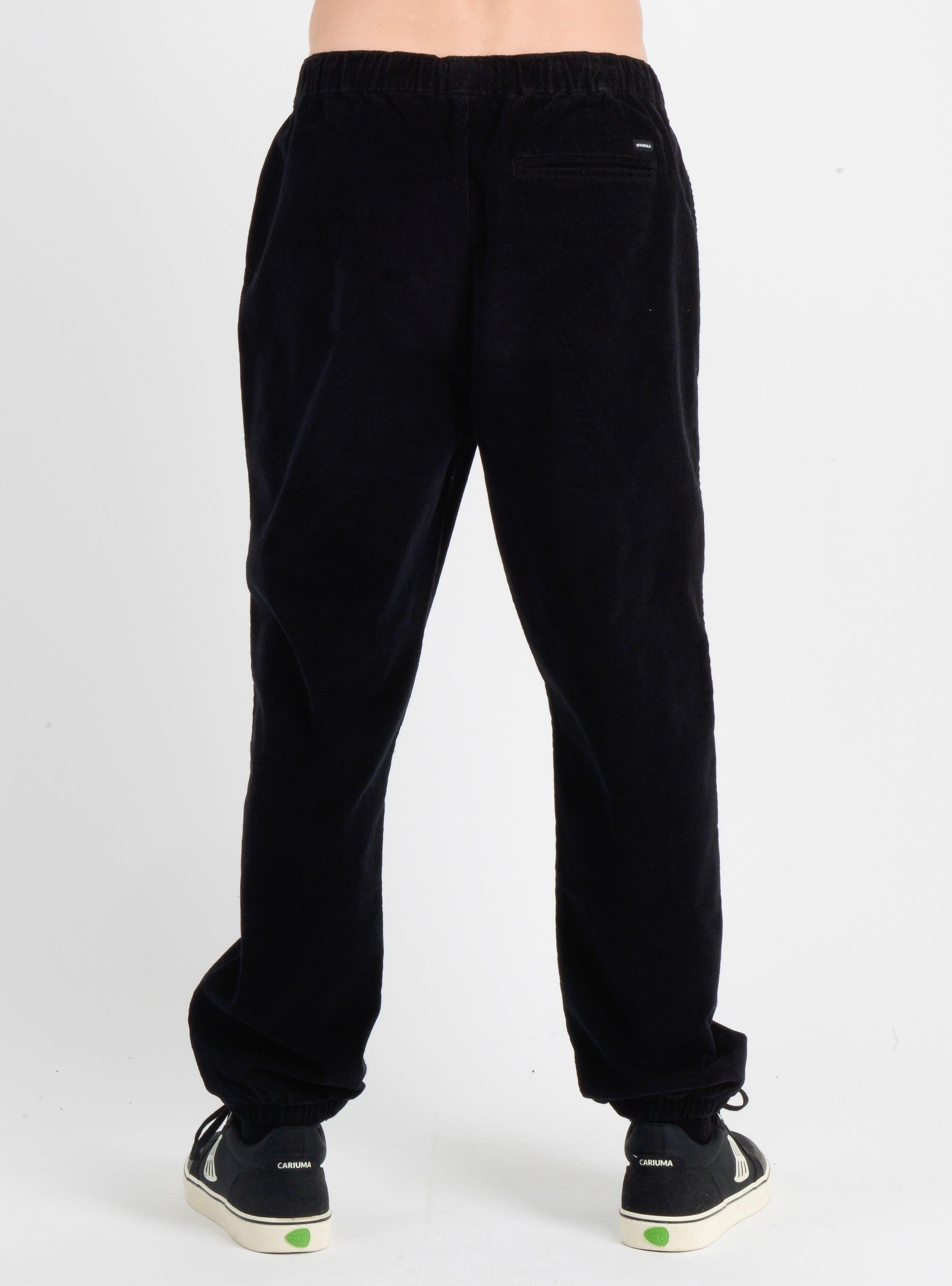 PANTALON COTELE SLIDER  NEGRO-1