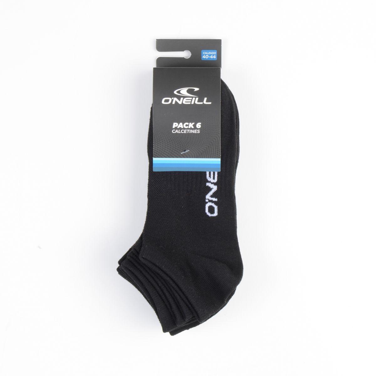 CALCETINES SIXPACK DAILY SNEAKER NEGRO-0