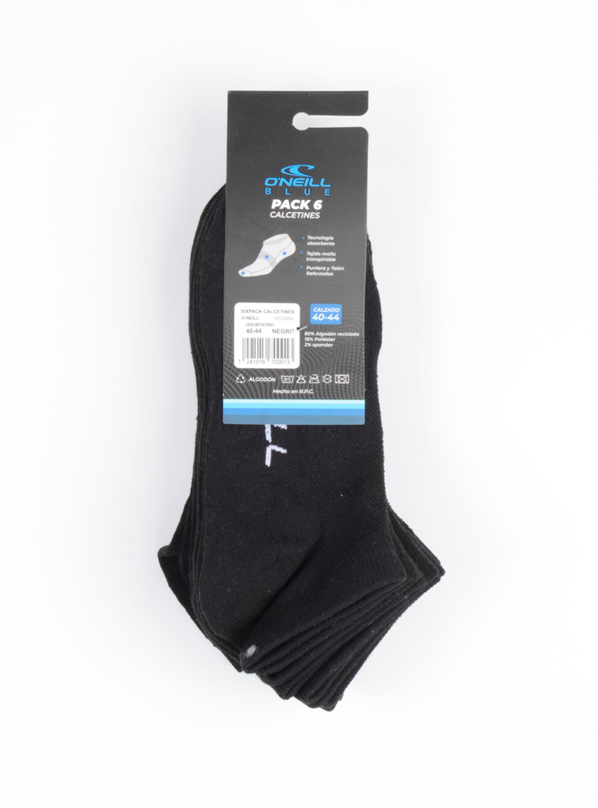 SIXPACK CALCETINES DAILY SNEAKER NEGRO-2