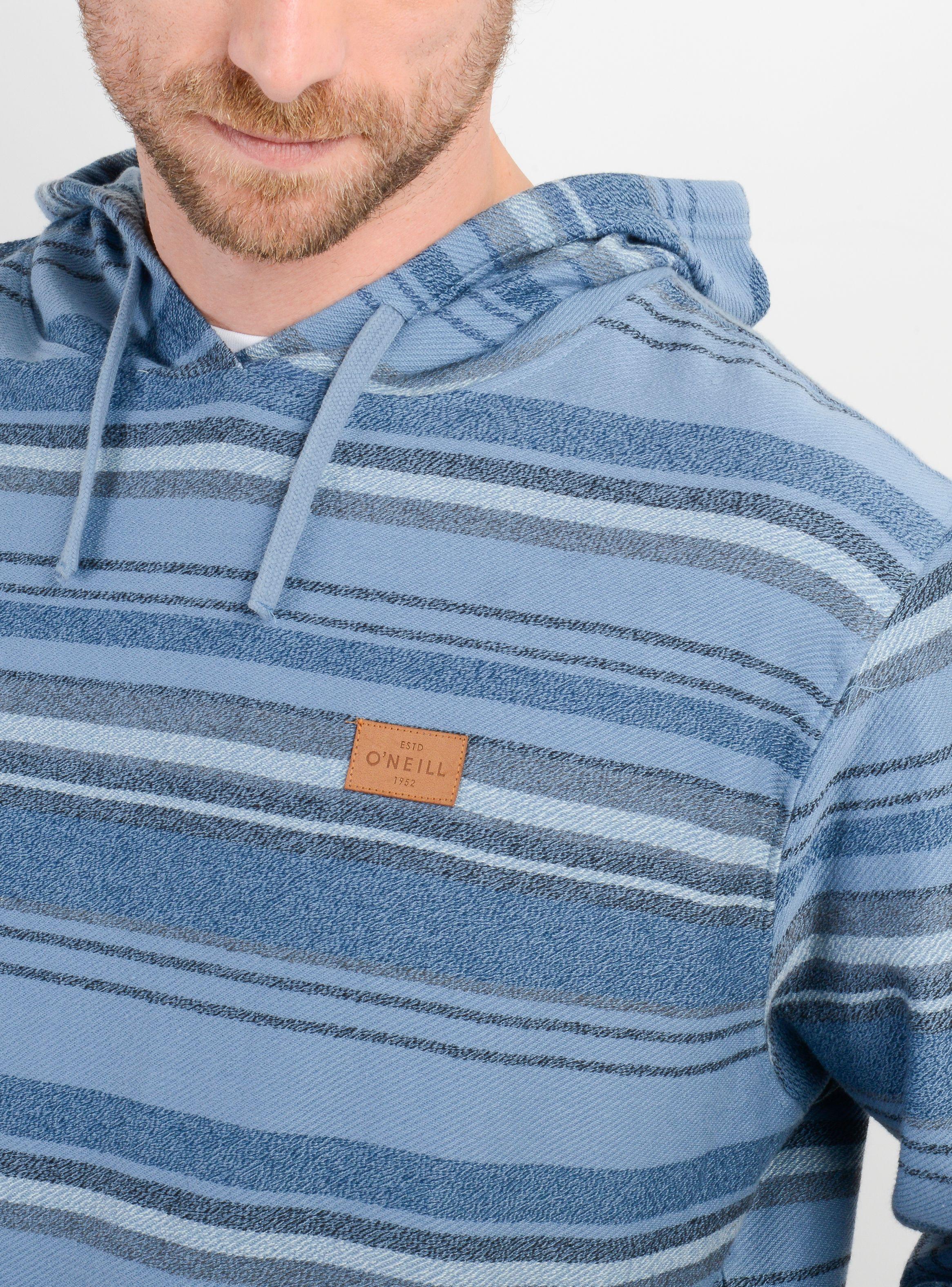POLERON BAVARO STRIPE HOODIE AZUL-4