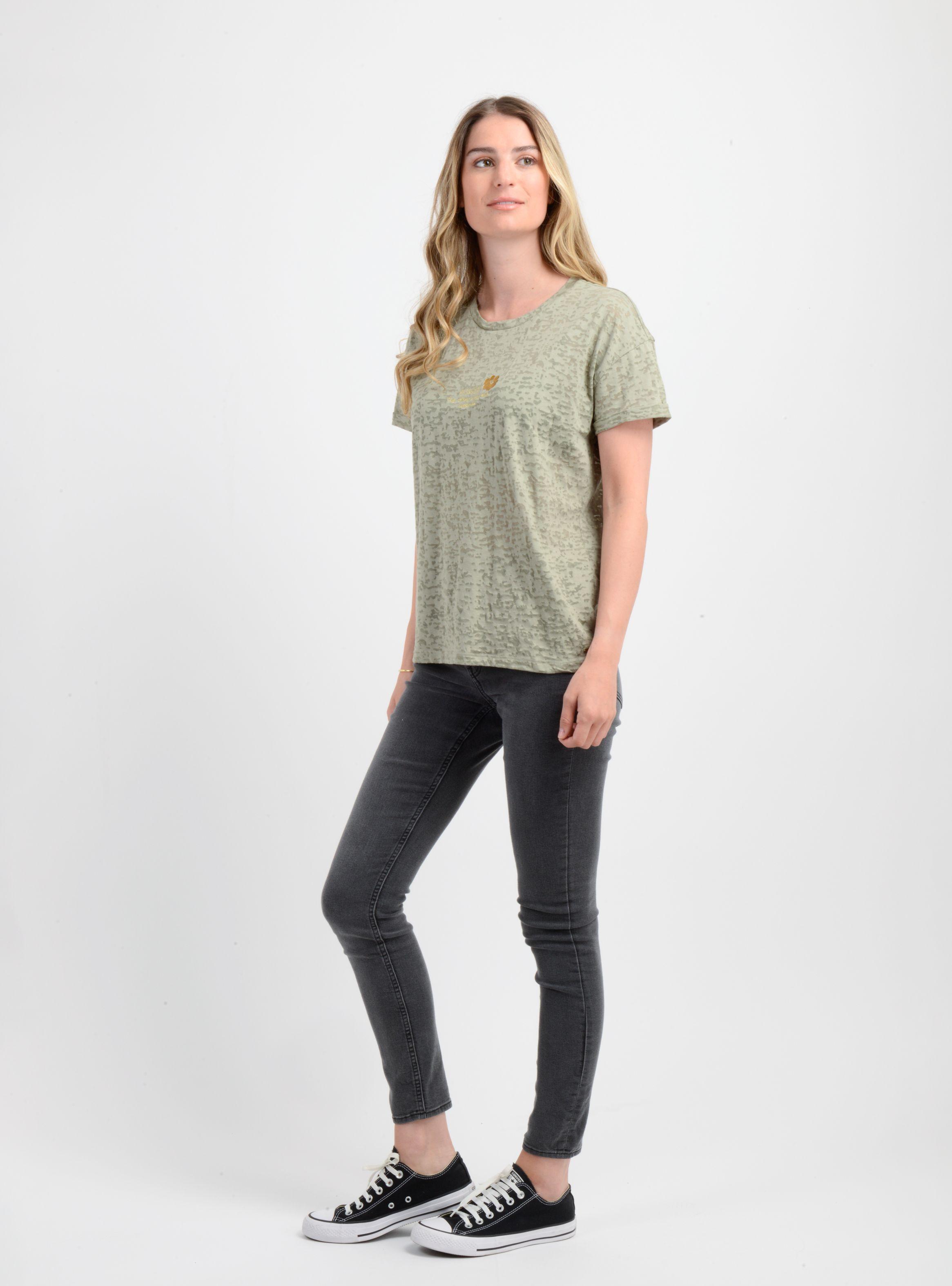 POLERA MANGA CORTA DITSY  VERDE CLARO-2