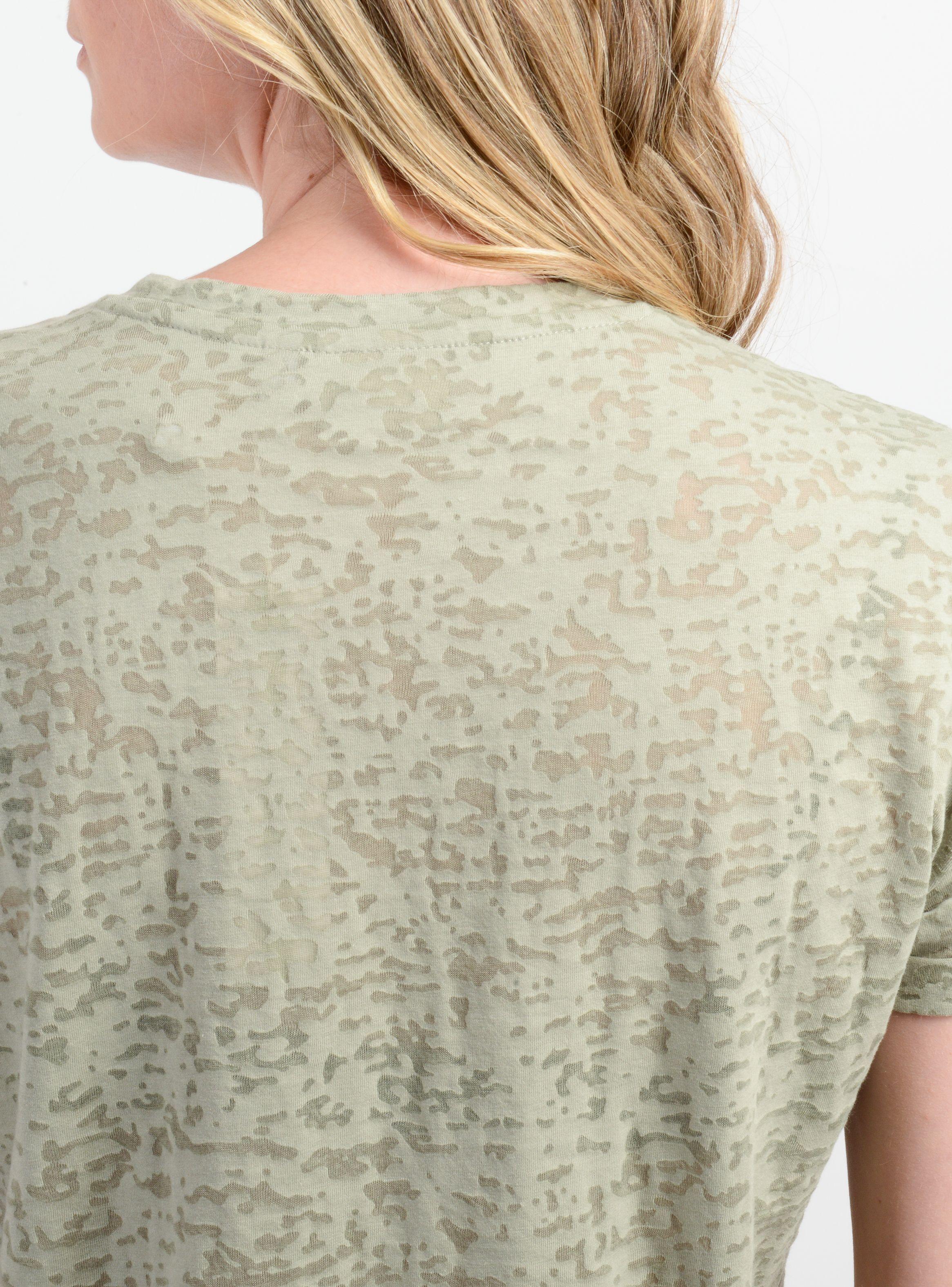 POLERA MANGA CORTA DITSY  VERDE CLARO-5