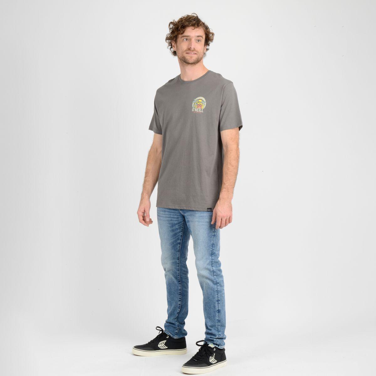 POLERA MANGA CORTA REPEATER  GRIS-1