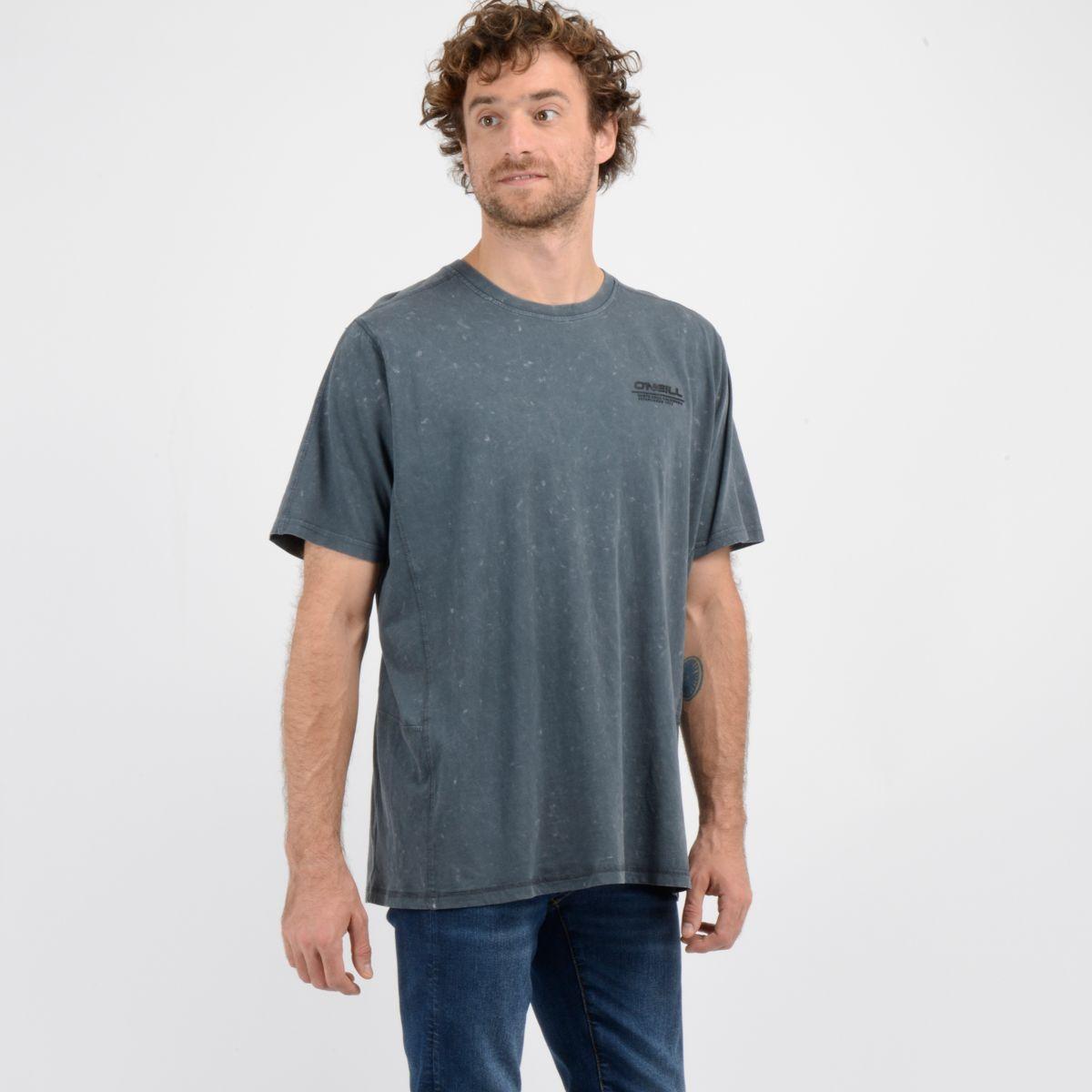 POLERA MANGA CORTA CALI CREW GRIS OSCURO-2