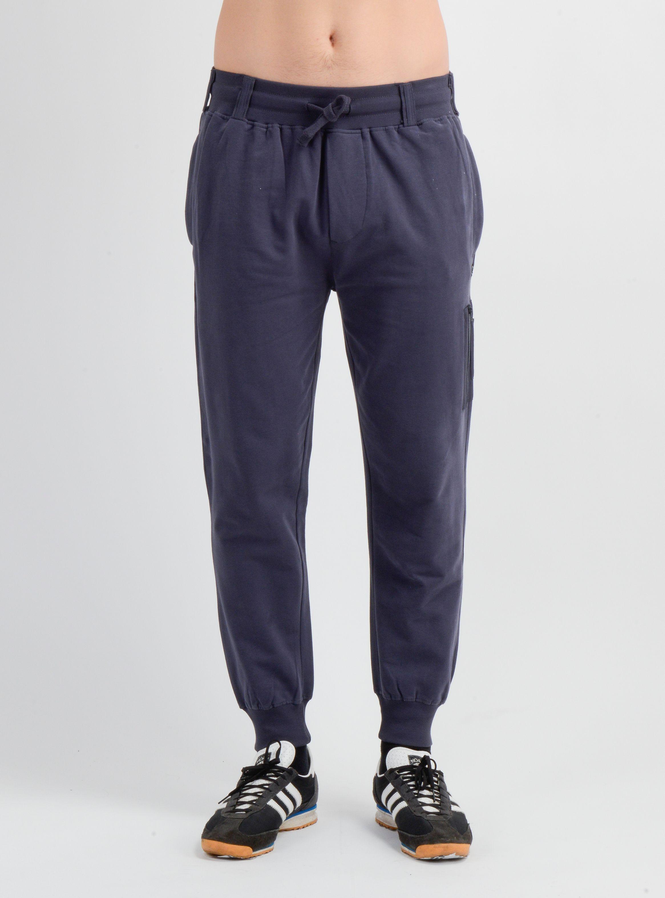 PANTALON BUZO TRANSFER  AZUL OSCURO-0