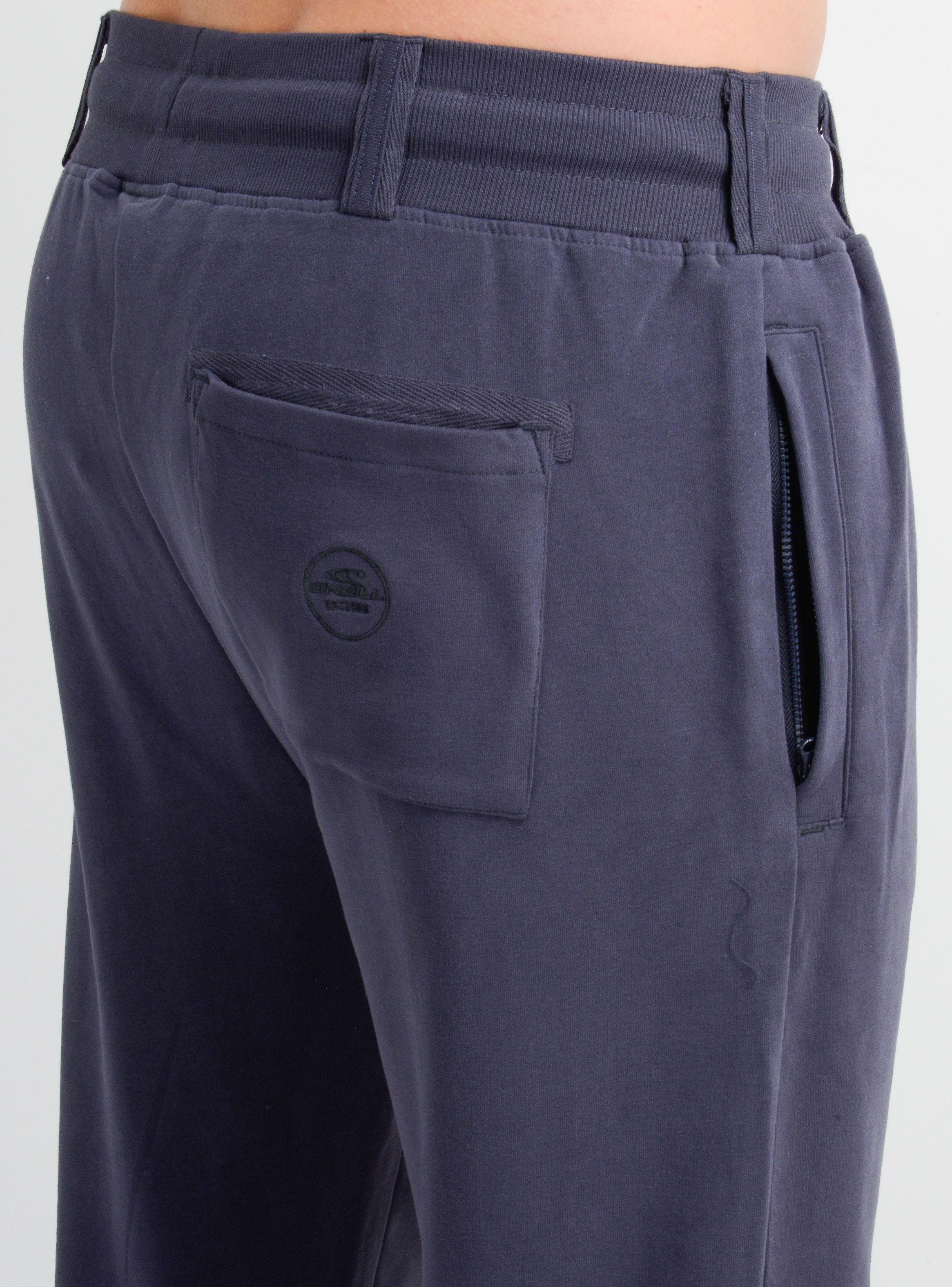 PANTALON BUZO TRANSFER  AZUL OSCURO-5
