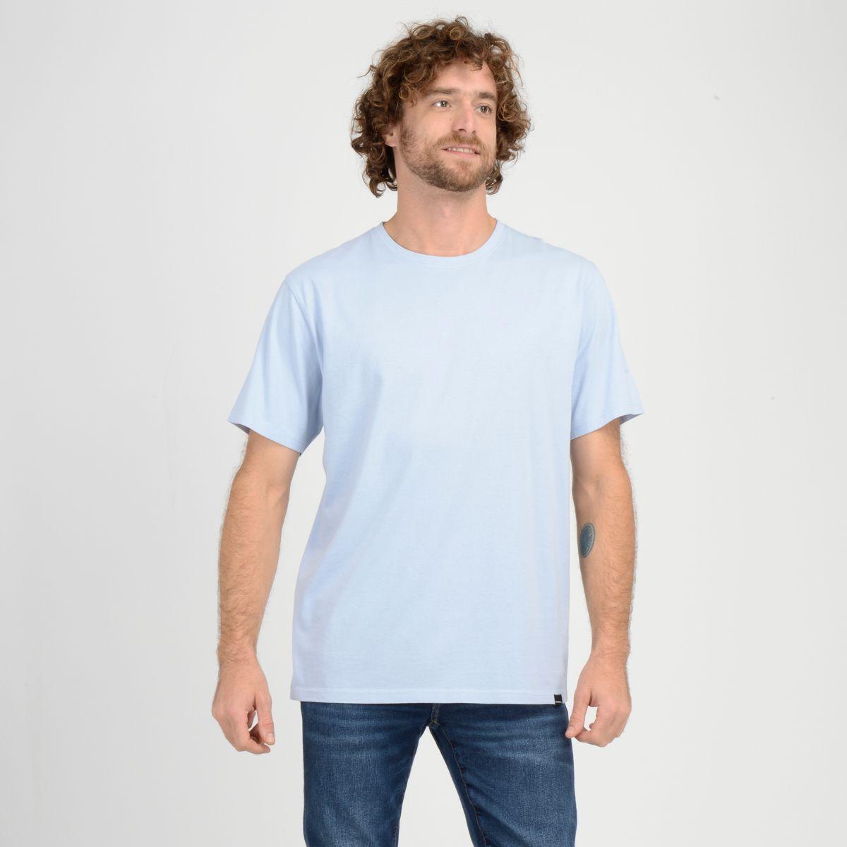 POLERA MANGA CORTA OCEAN  AZUL CLARO-0