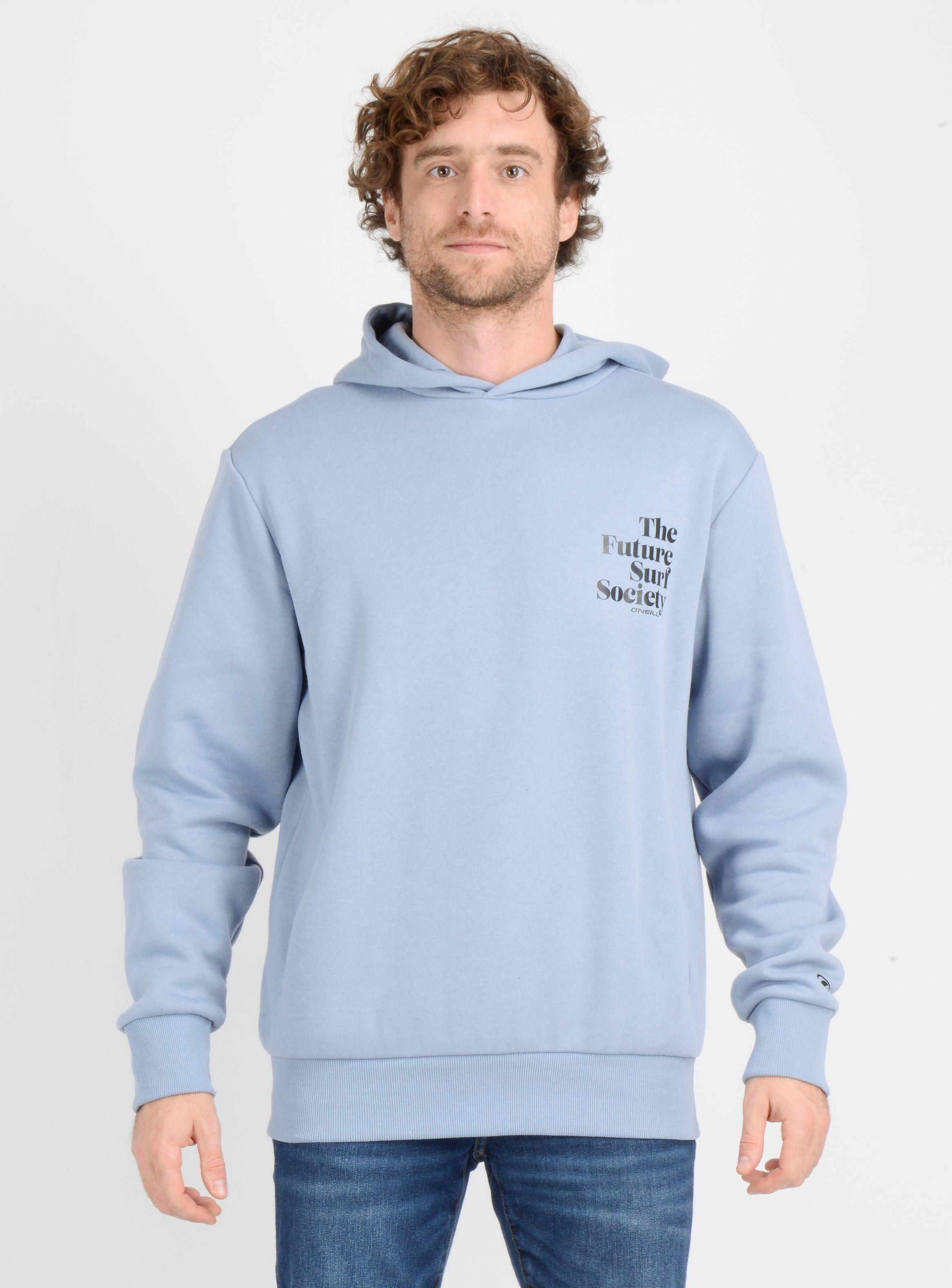 POLERON HOODIE FUTURE SURF HOODIE  AZUL-0