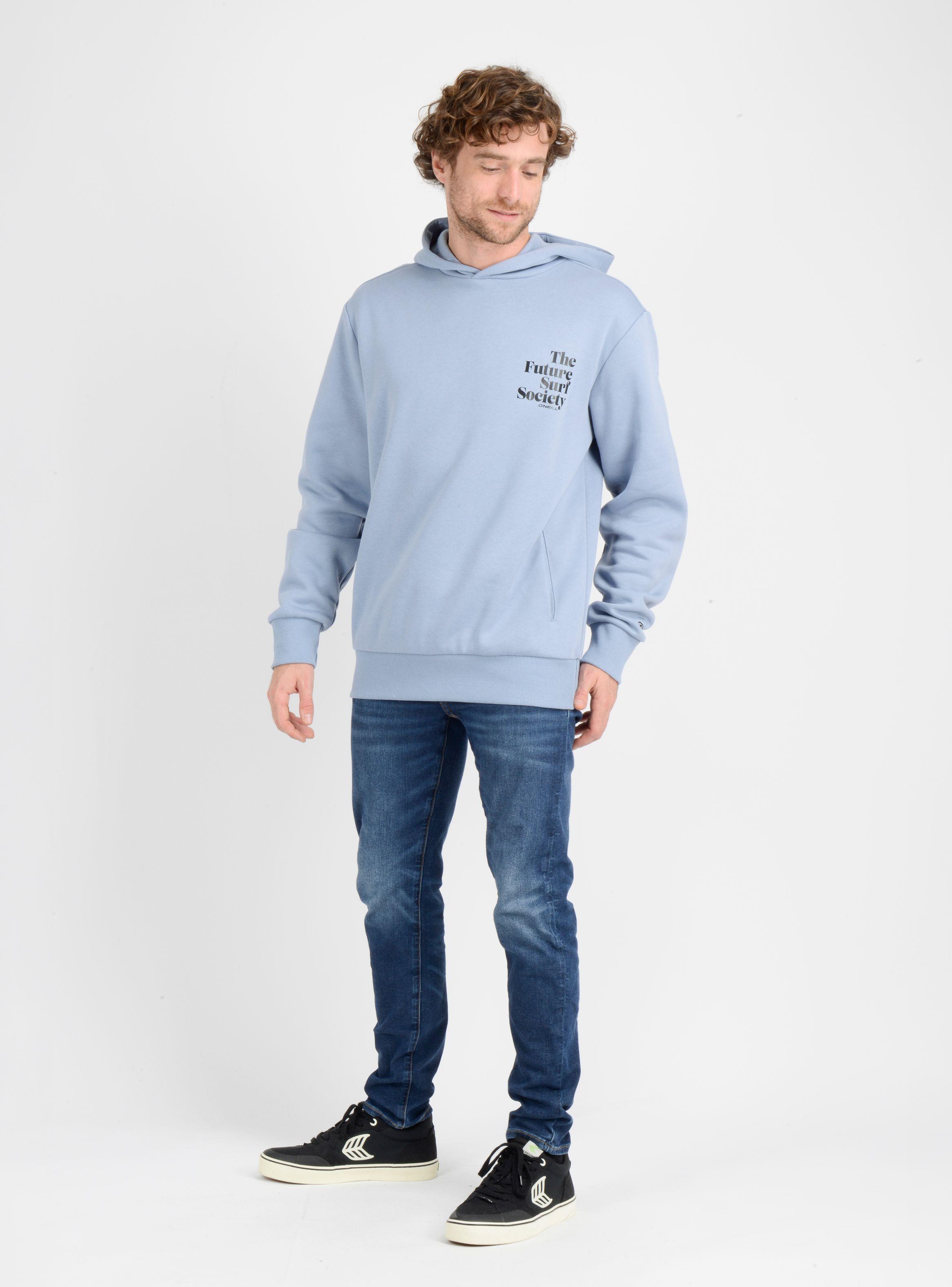 POLERON HOODIE FUTURE SURF HOODIE  AZUL-1