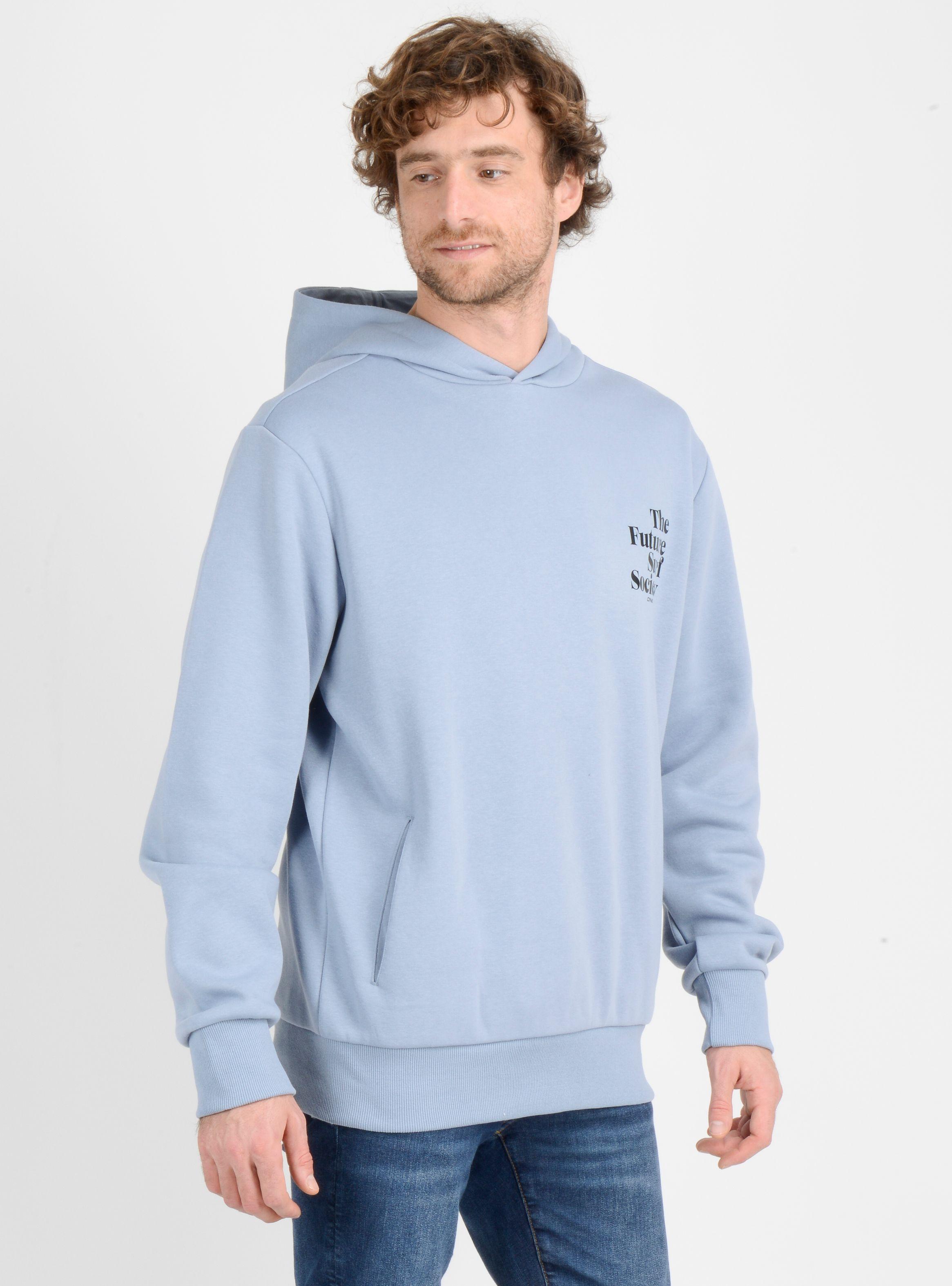 POLERON HOODIE FUTURE SURF HOODIE  AZUL-3