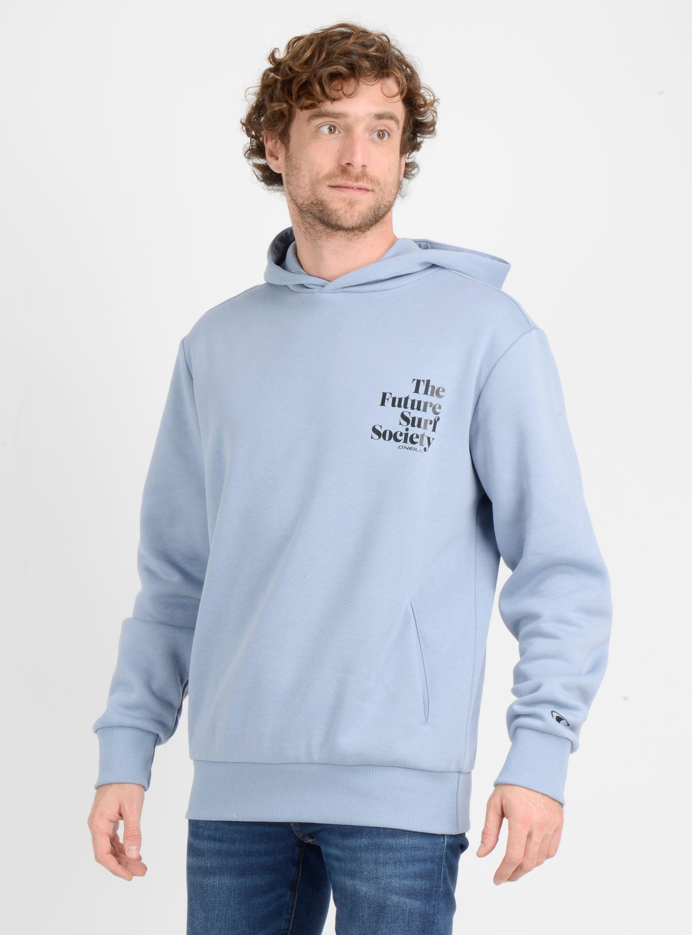 POLERON HOODIE FUTURE SURF HOODIE  AZUL-4