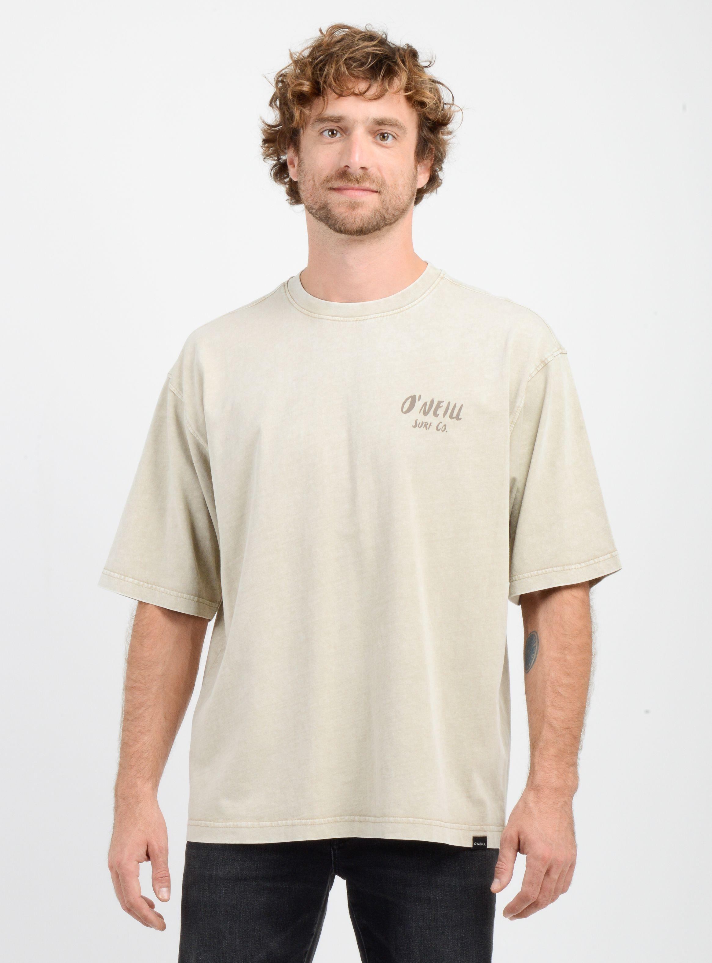 POLERA MANGA CORTA VISTA  BEIGE OSCURO-0