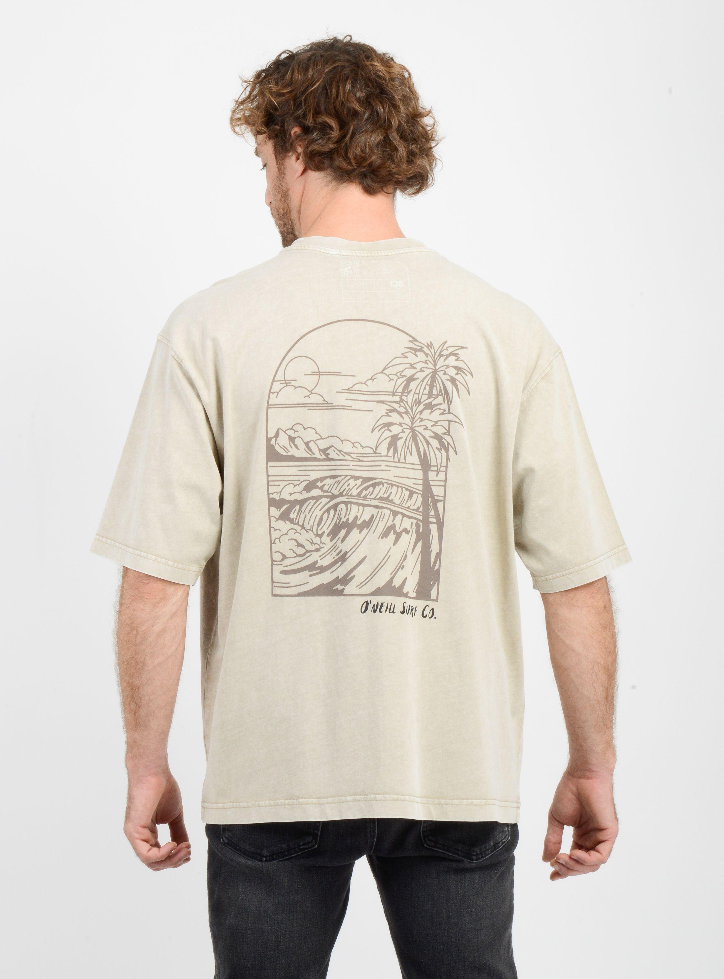POLERA MANGA CORTA VISTA  BEIGE OSCURO-1