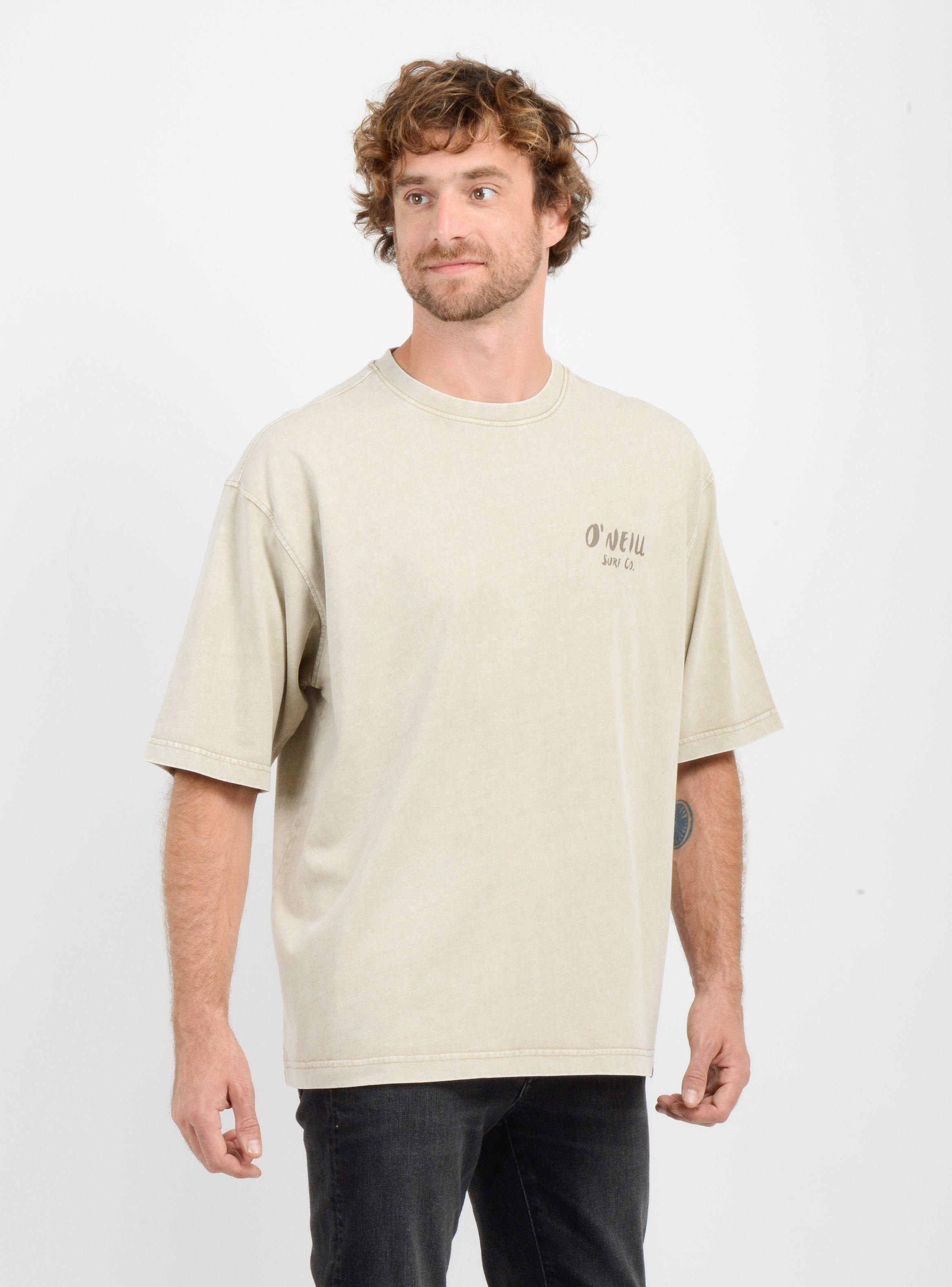 POLERA MANGA CORTA VISTA  BEIGE OSCURO-2