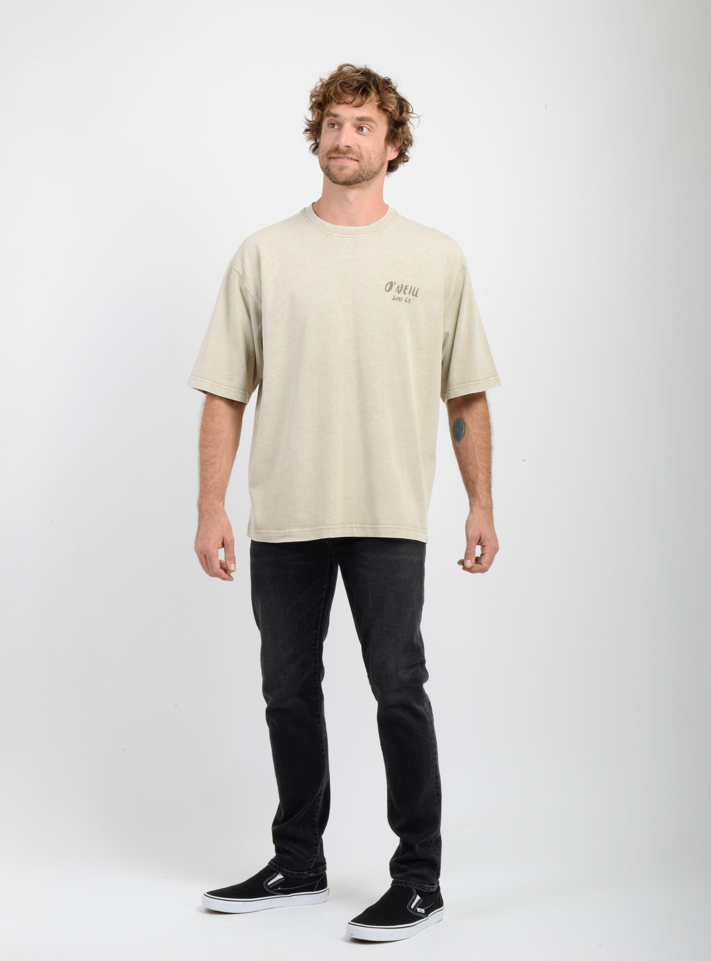 POLERA MANGA CORTA VISTA  BEIGE OSCURO-3