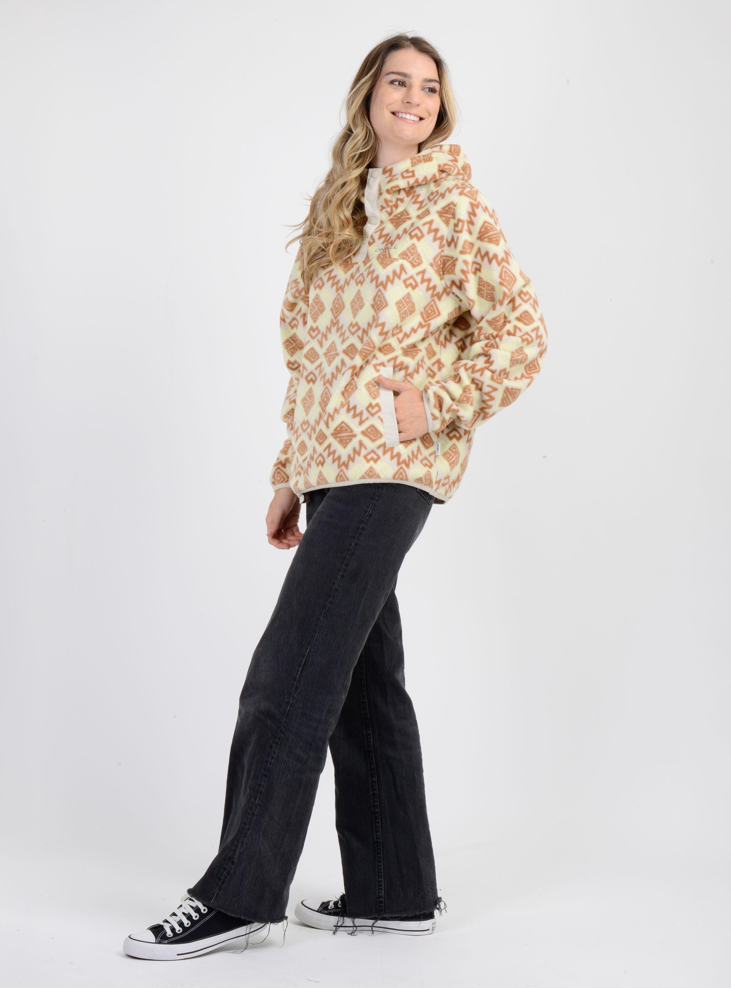 POLERON POLAR RETRO IKAT  BEIGE-2