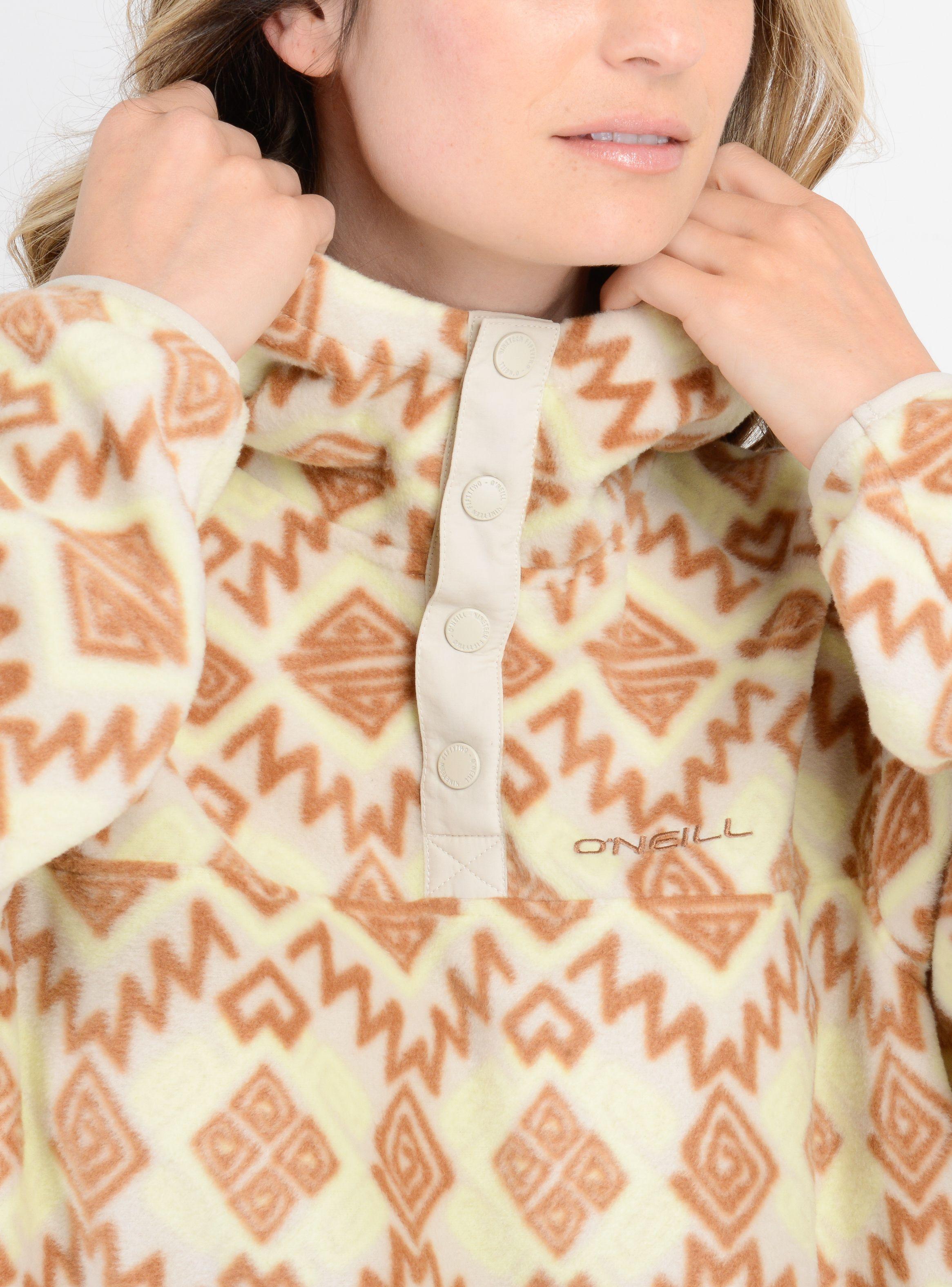 POLERON POLAR RETRO IKAT  BEIGE-4