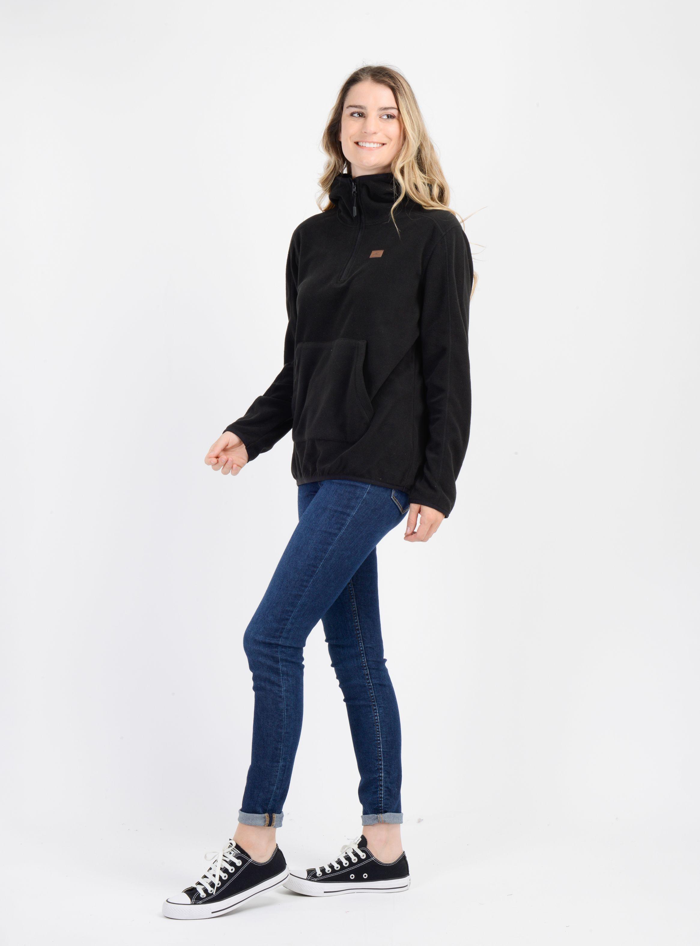 POLERON MICROPOLAR ASPEN HOODIE NEGRO-2