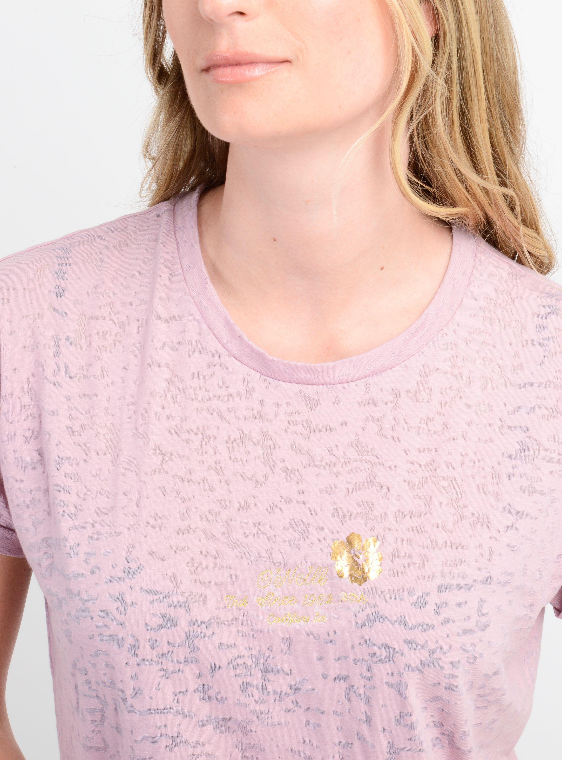 POLERA MANGA CORTA DITSY  ROSADO-4