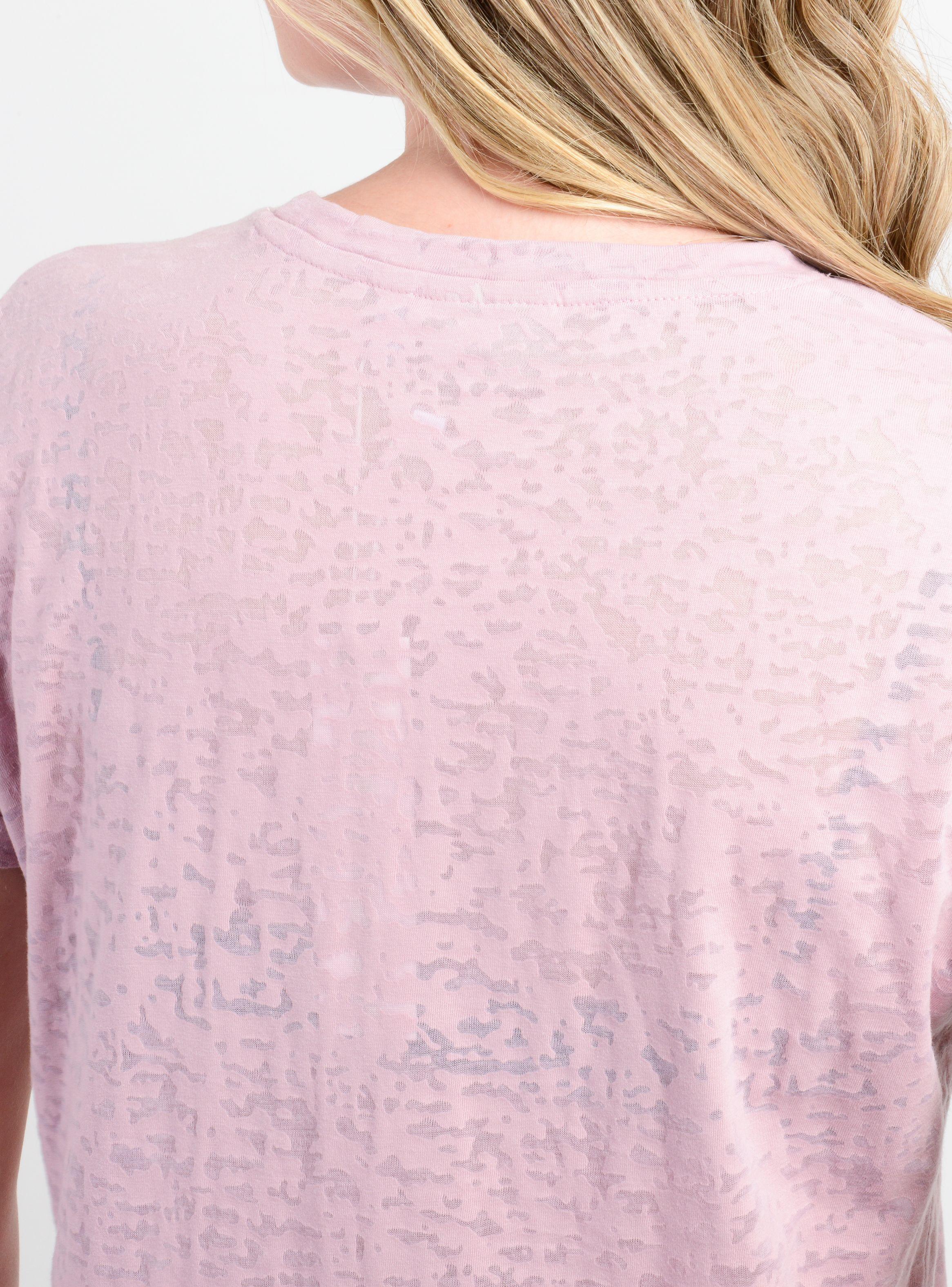 POLERA MANGA CORTA DITSY  ROSADO-5