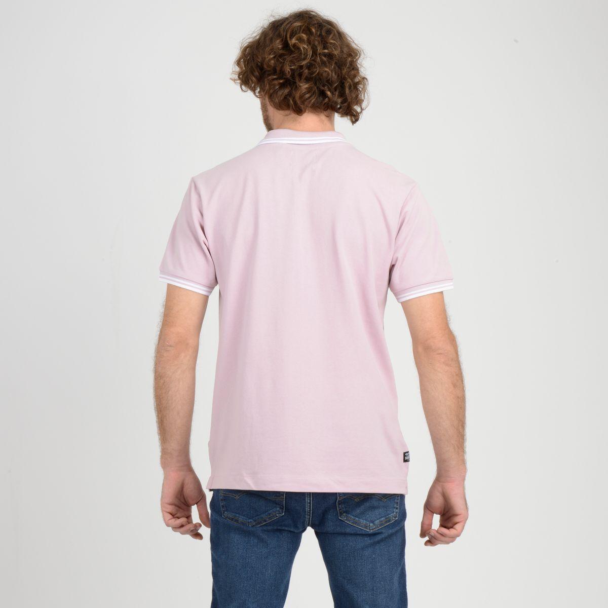 POLERA MANGA CORTA URBAN ROSADO CLARO-2