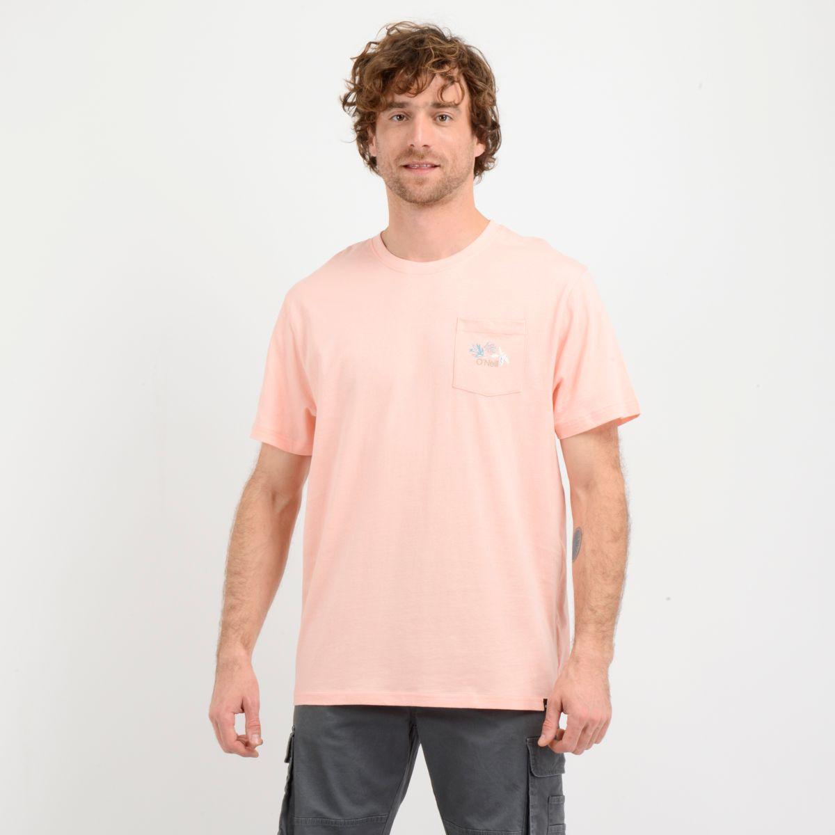 POLERA MANGA CORTA OG FLOWER  NARANJO-0