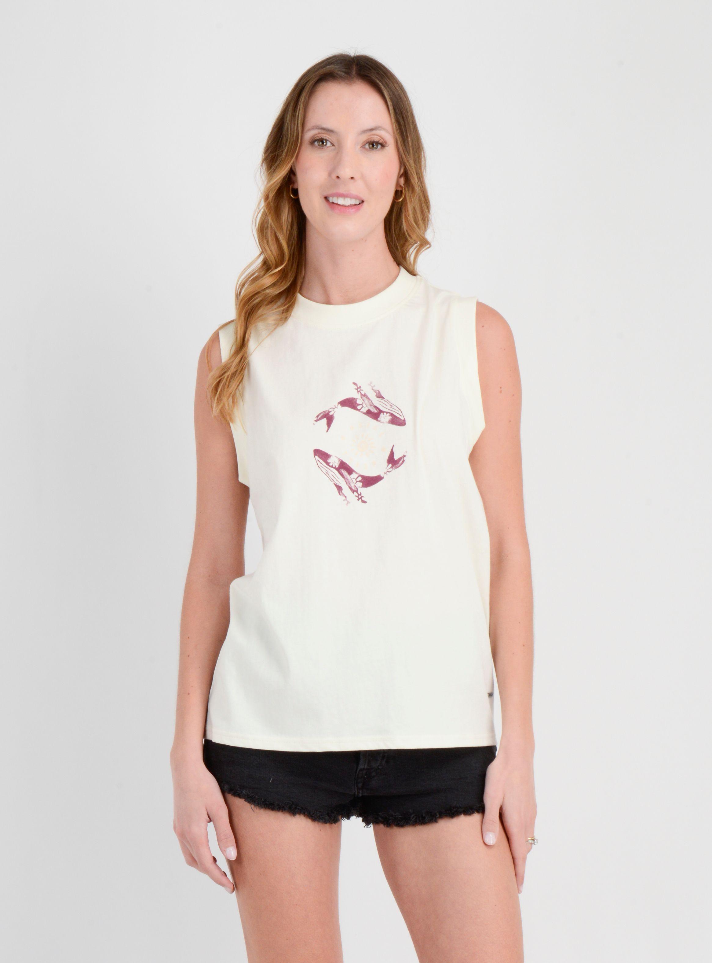 POLERA SIN MANGAS WOTW OCEANIC BEIGE CLARO-0