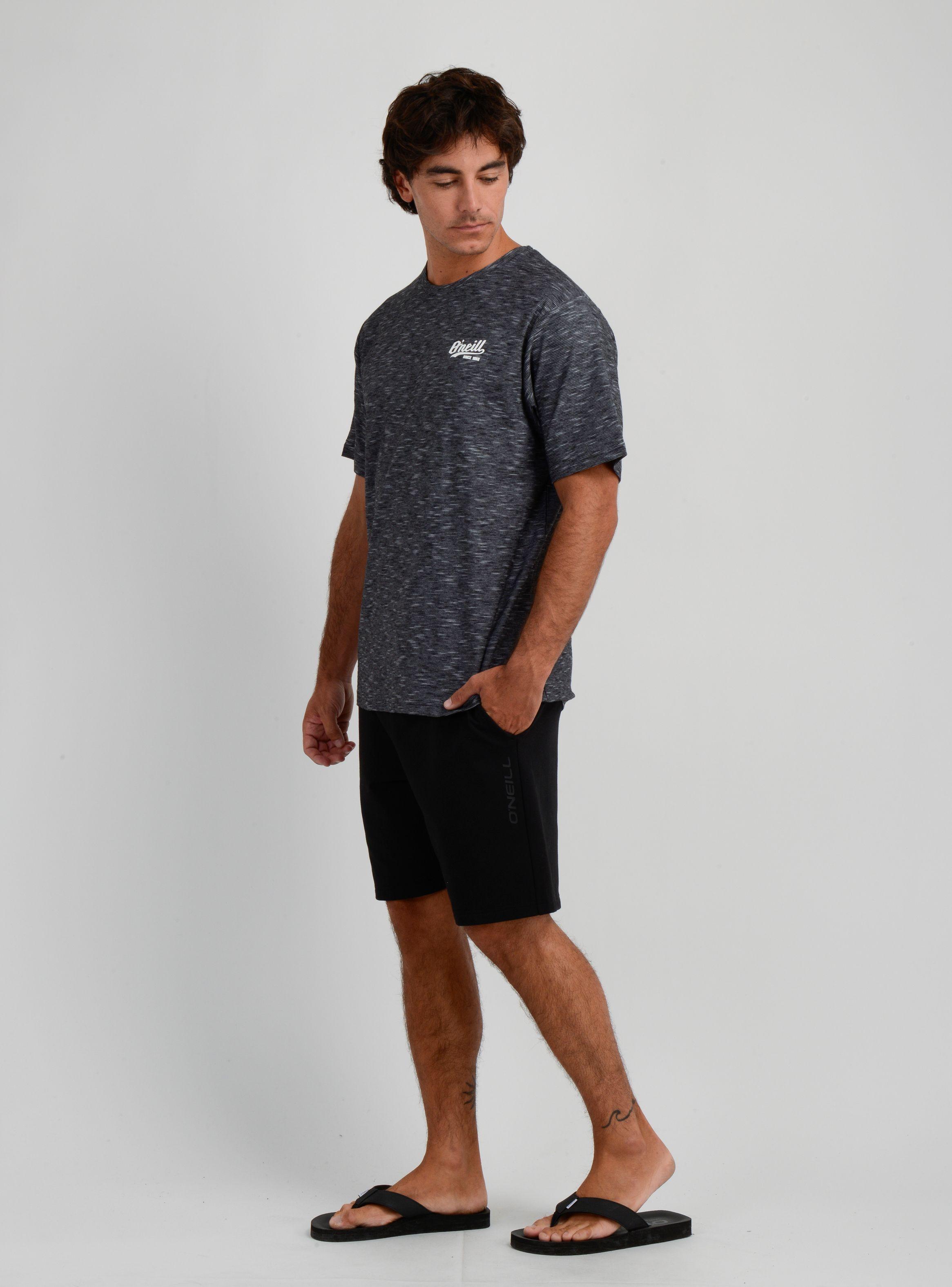 POLERA MANGA CORTA QUIVER II NEGRO-2
