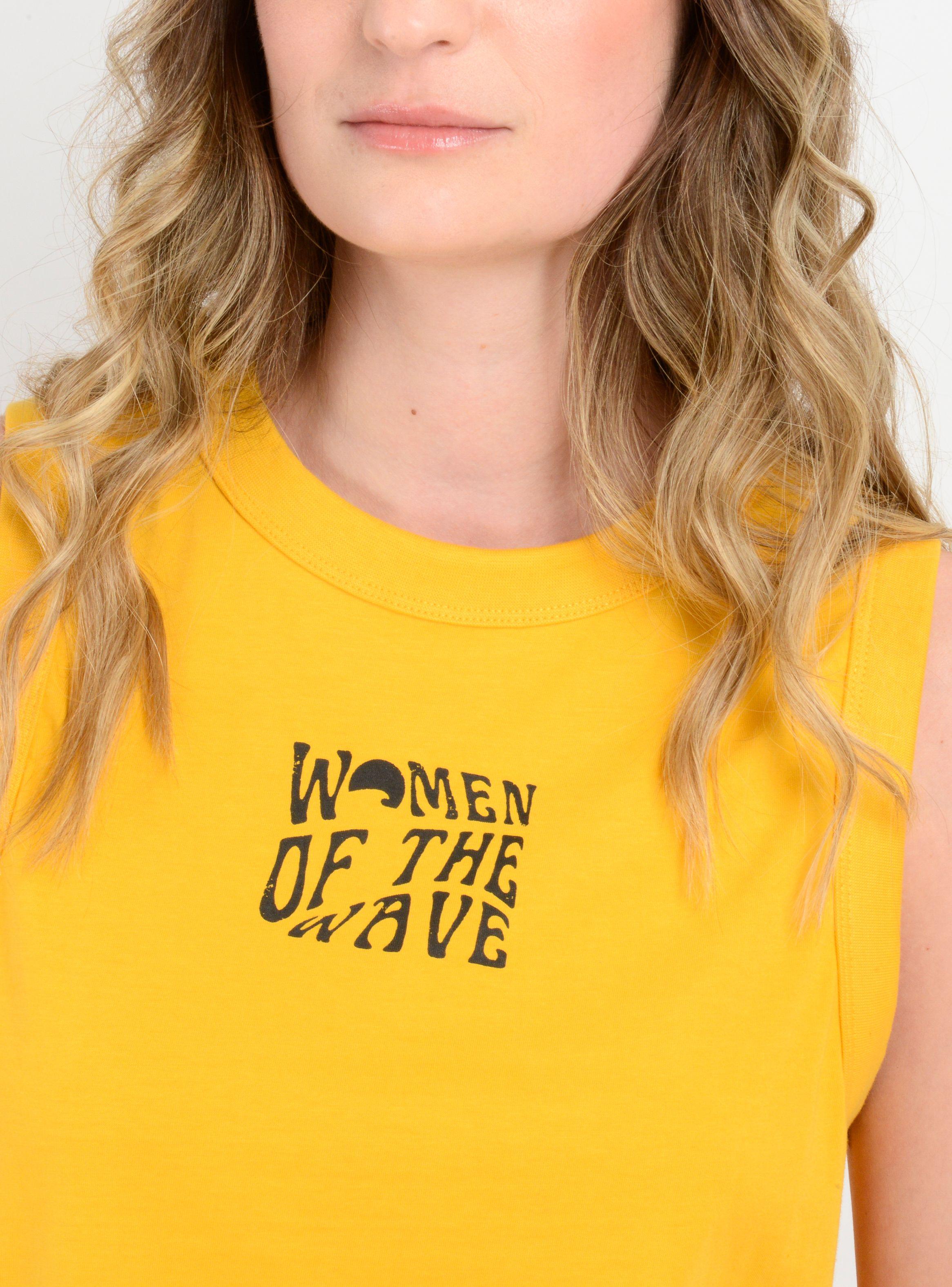 POLERA SIN MANGAS WOTW TANK AMARILLO-4