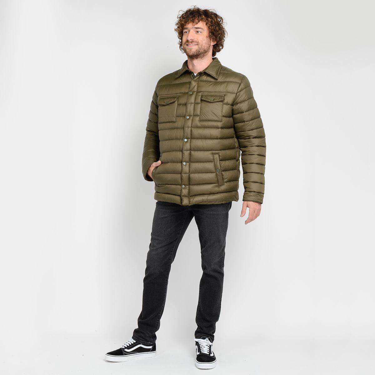 PARKA - I23HO056004 VERDE OSCURO-3
