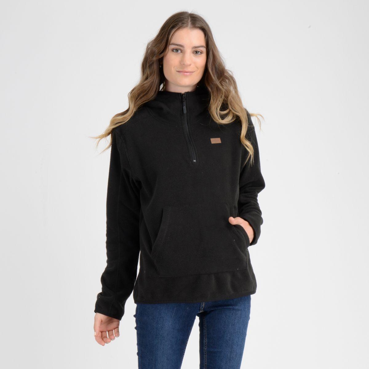 POLERON HALF ASPEN HOODIE NEGRO-2