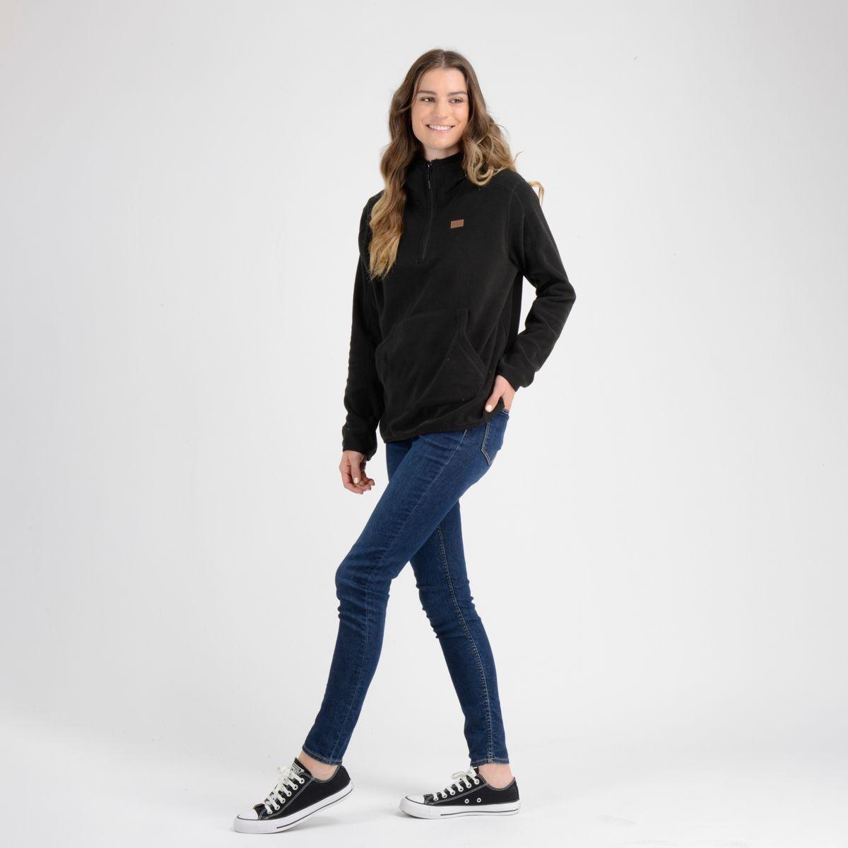 POLERON HALF ASPEN HOODIE NEGRO-3