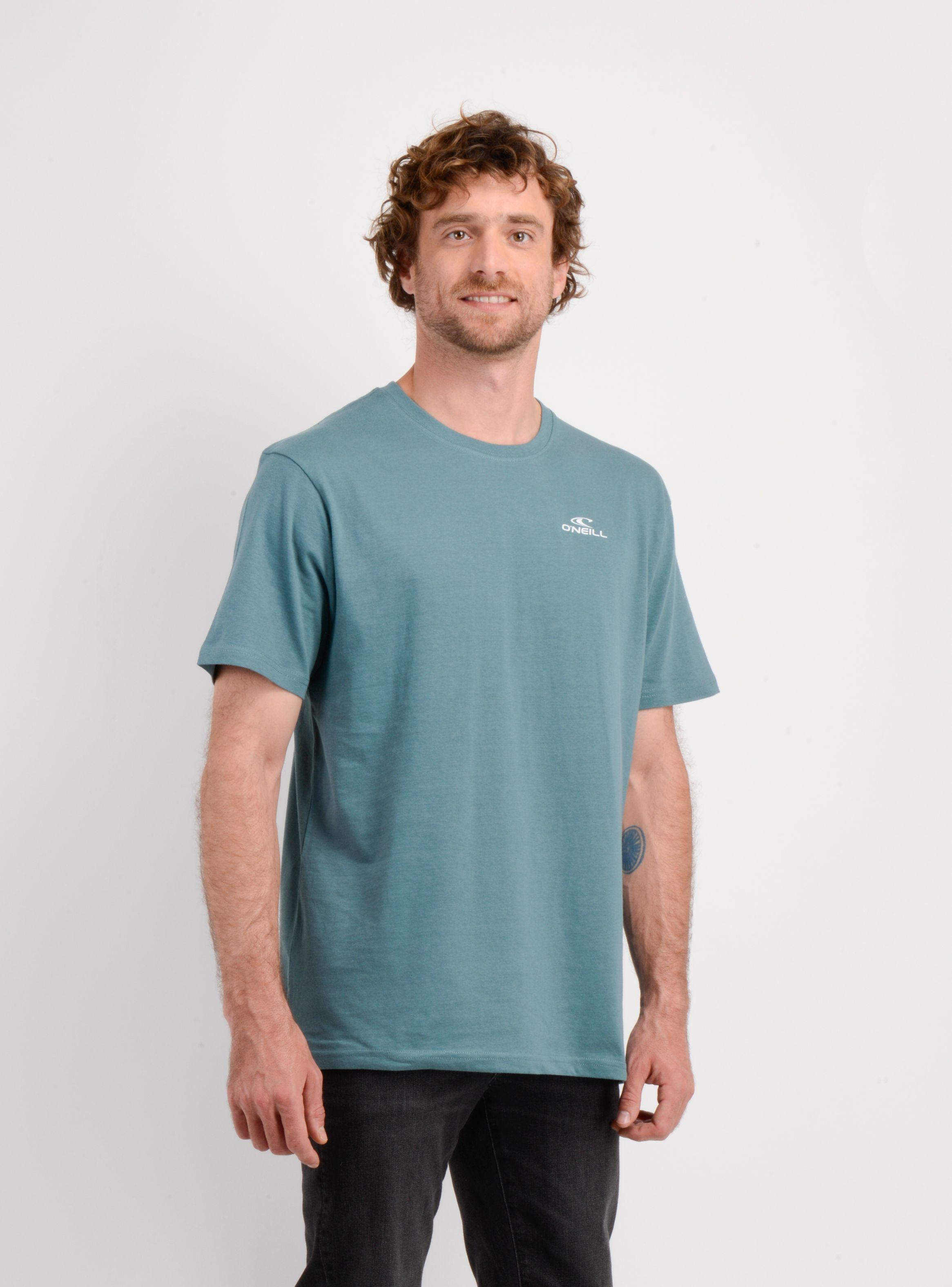 POLERA MANGA CORTA BLENDED VERDE OSCURO-3