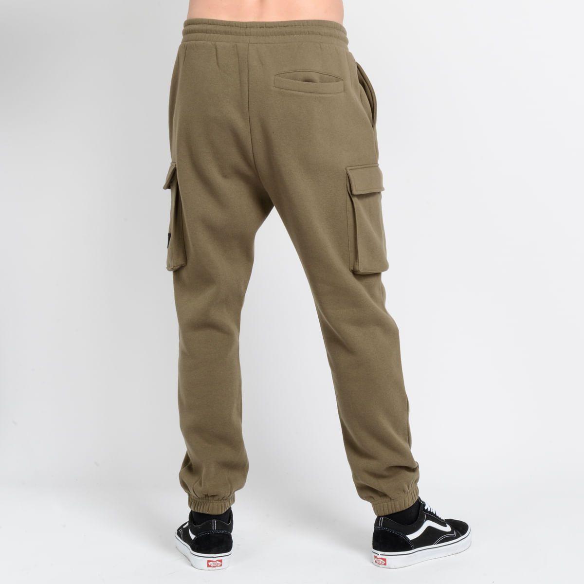 PANTALON CARGO POINT VERDE OSCURO-1