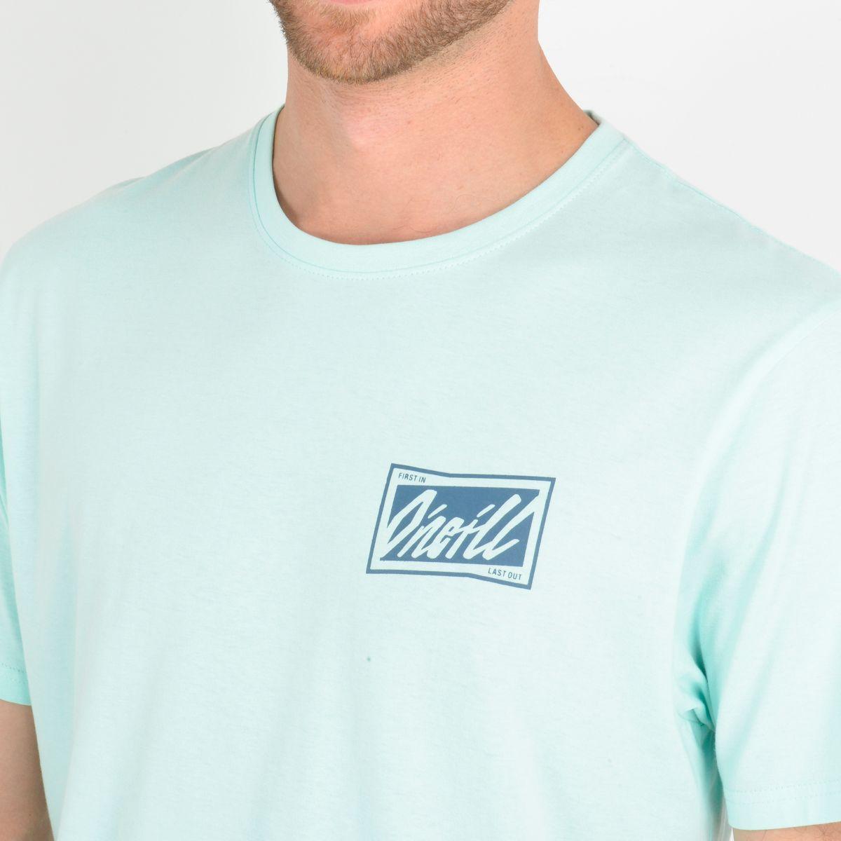 POLERA MANGA CORTA SKEWED AZUL-4