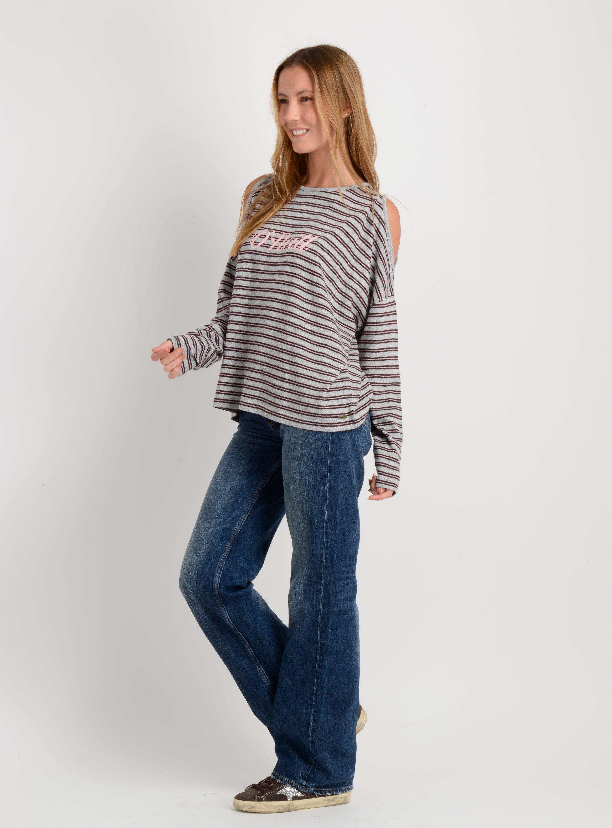 POLERA MANGA LARGA JAYNE CAFE-2