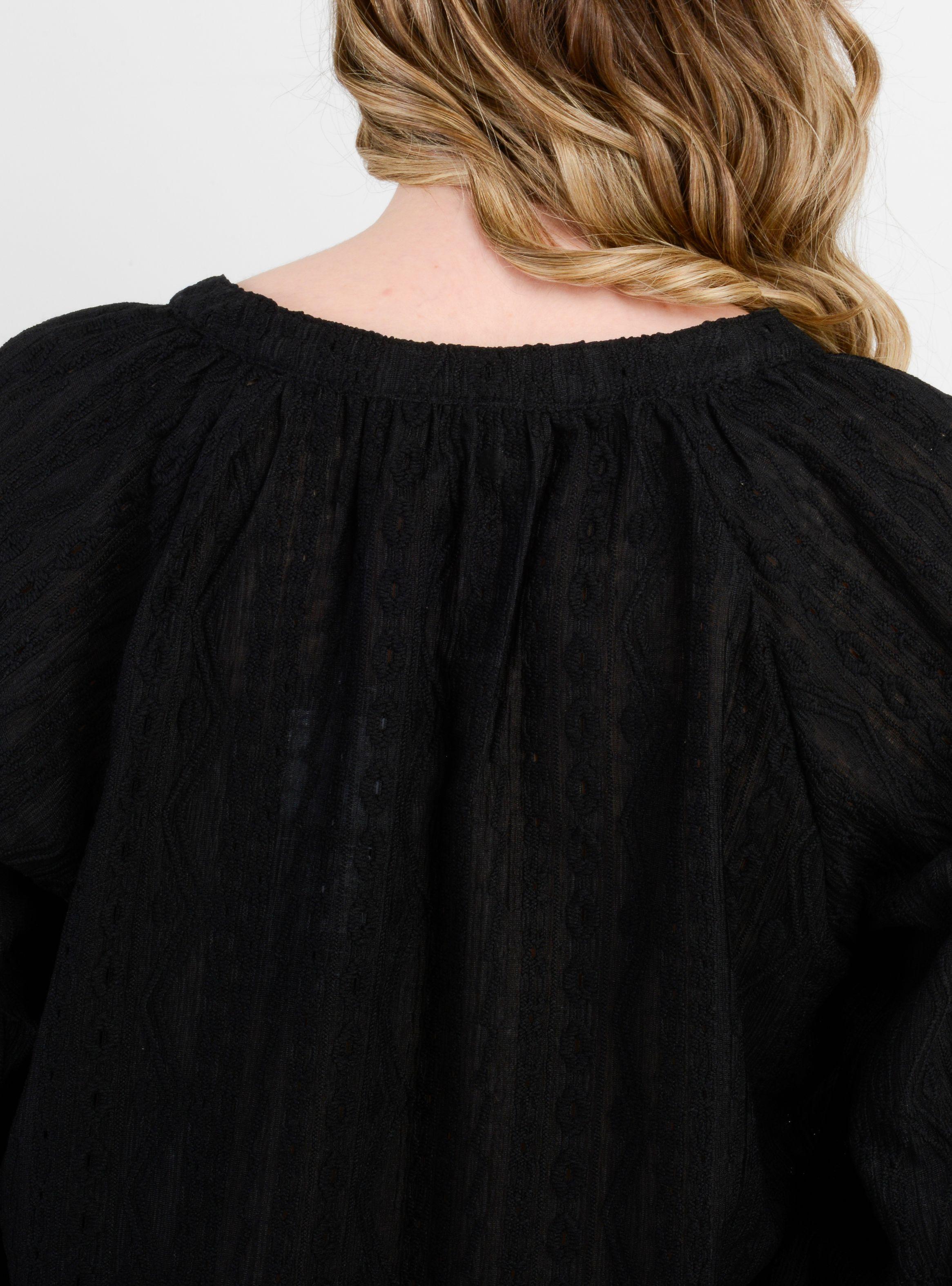 BLUSA MANGA LARGA BELLE NEGRO-5