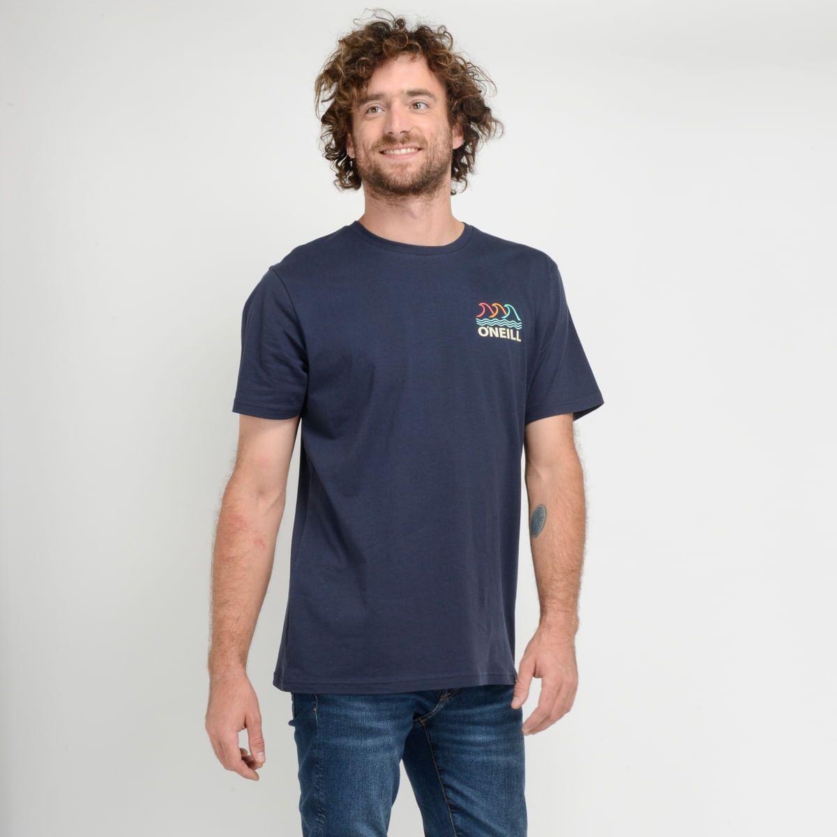 POLERA MANGA CORTA - I23HO065014 AZUL OSCURO-5