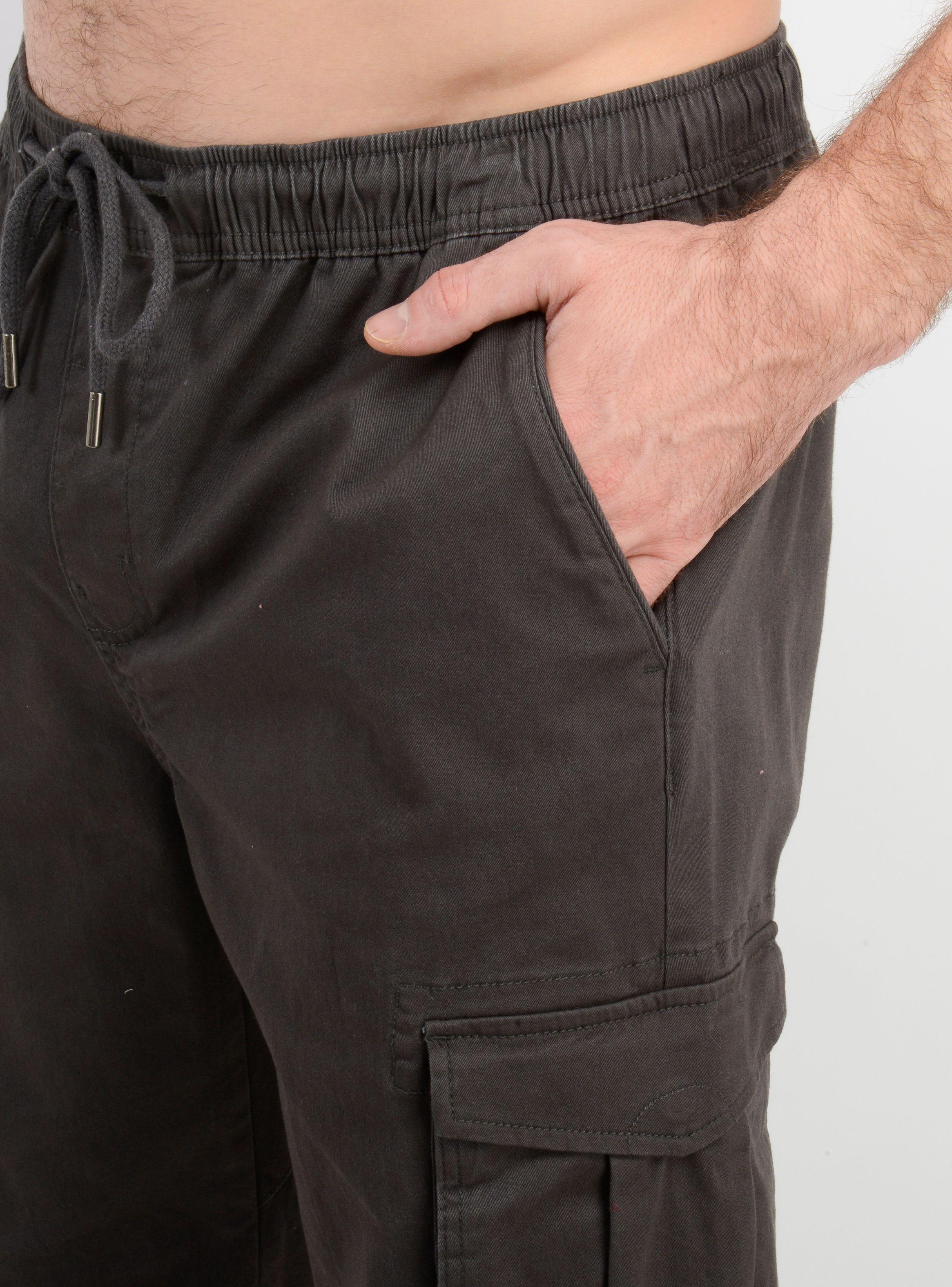 PANTALON CARGO DRIFT GRIS OSCURO-5