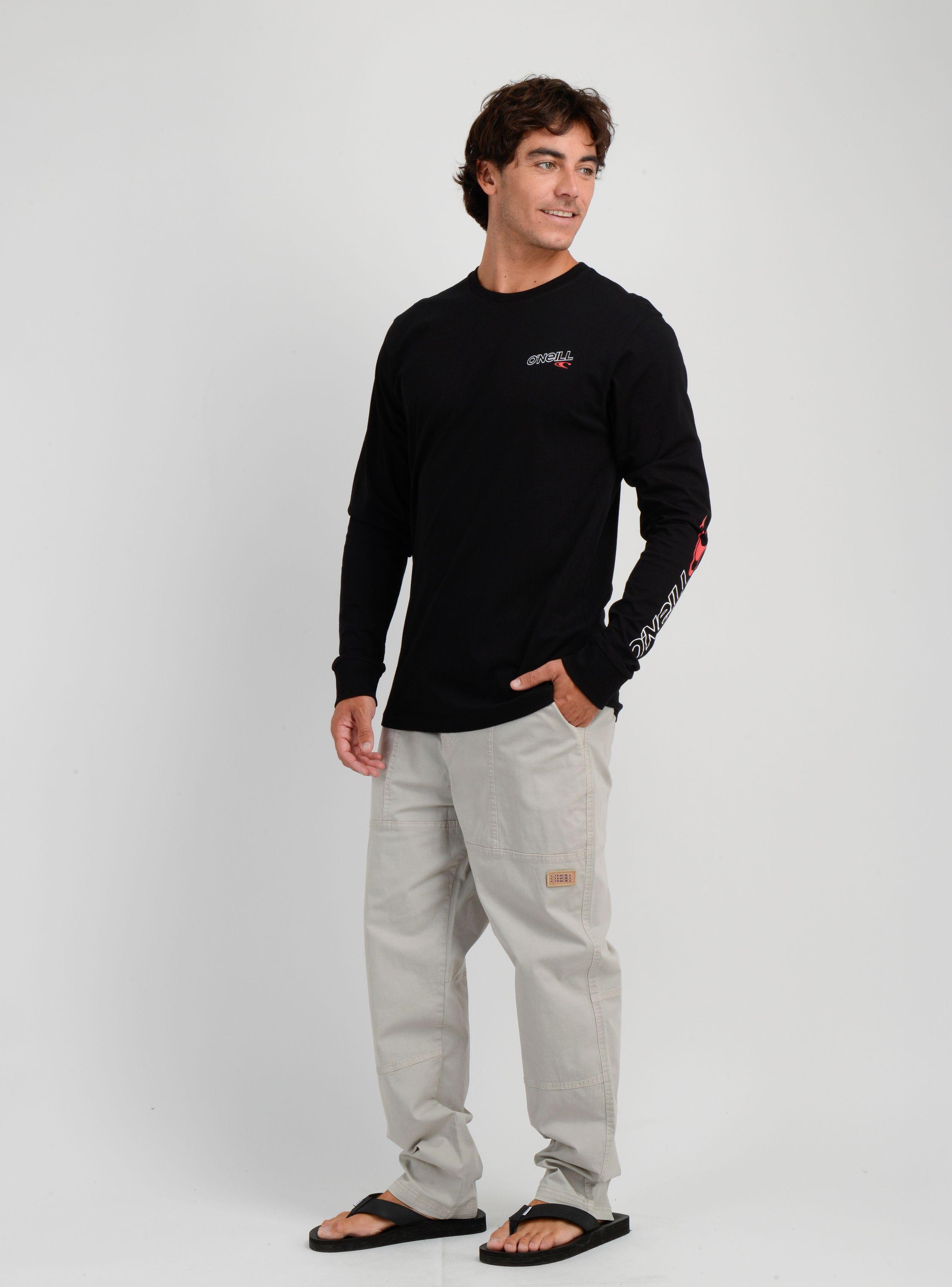 POLERA MANGA LARGA ESSENTIAL 90'S NEGRO-2