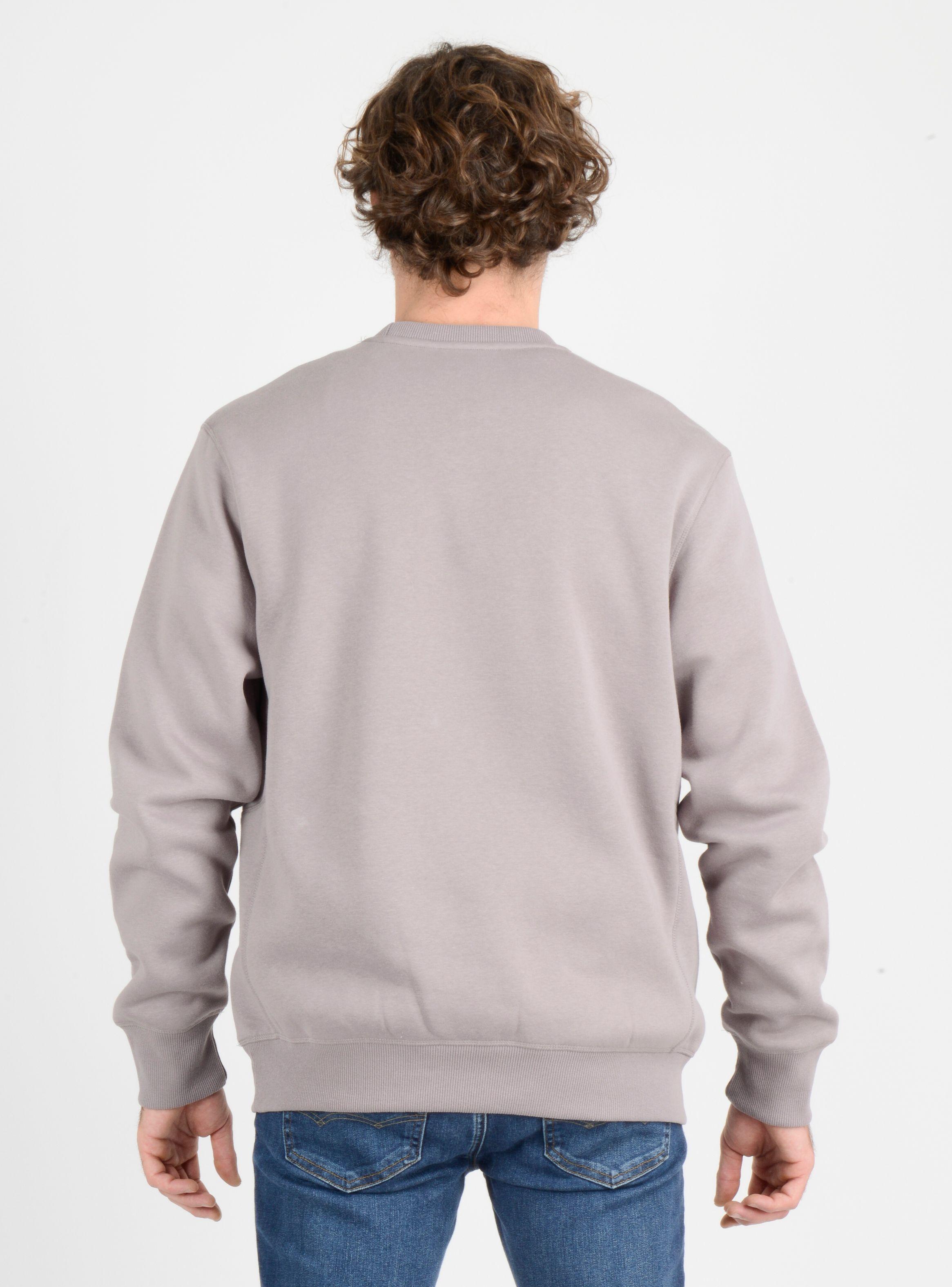 POLERON CUELLO REDONDO BAVARO CREW  GRIS-2