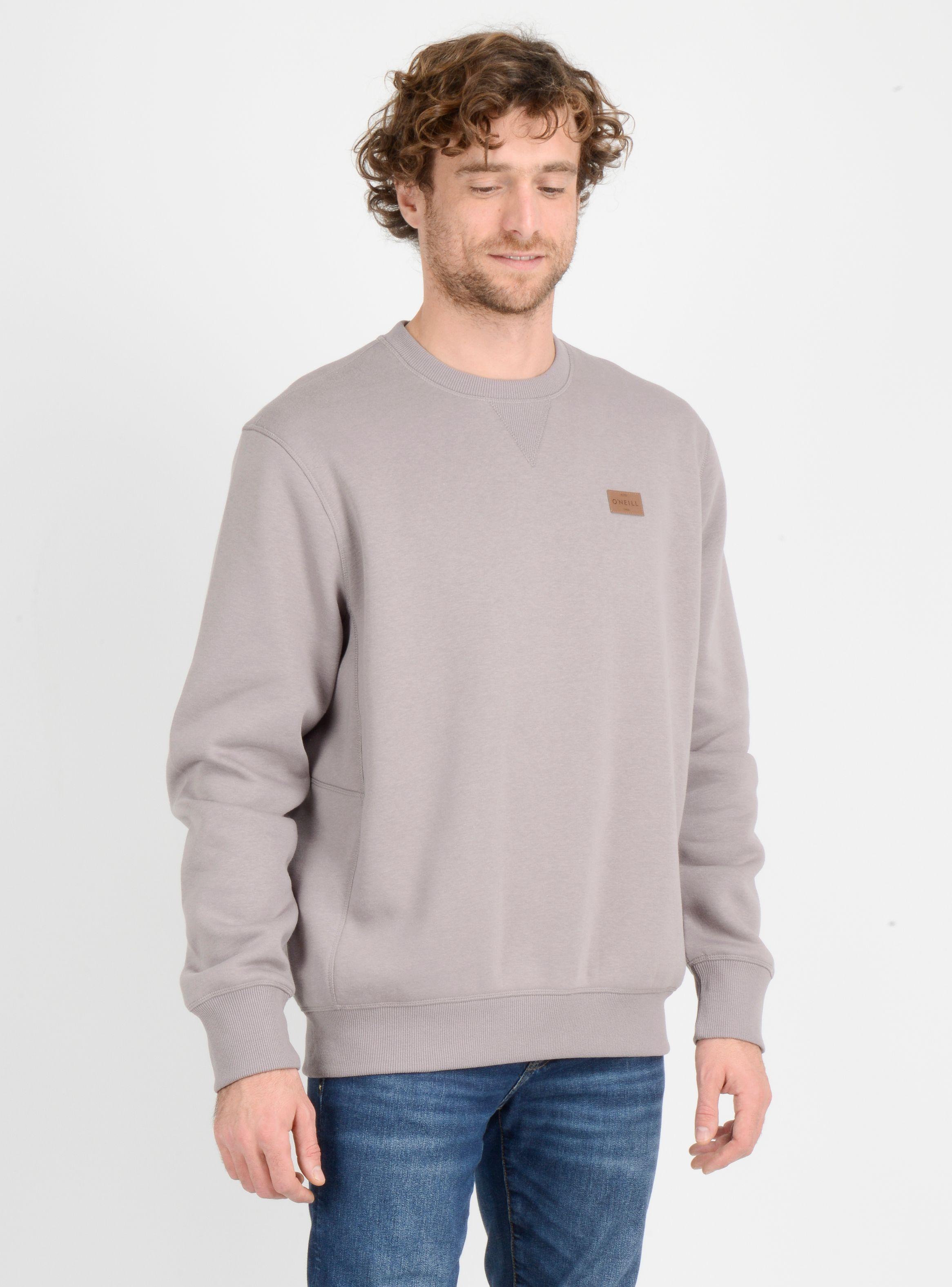 POLERON CUELLO REDONDO BAVARO CREW  GRIS-4