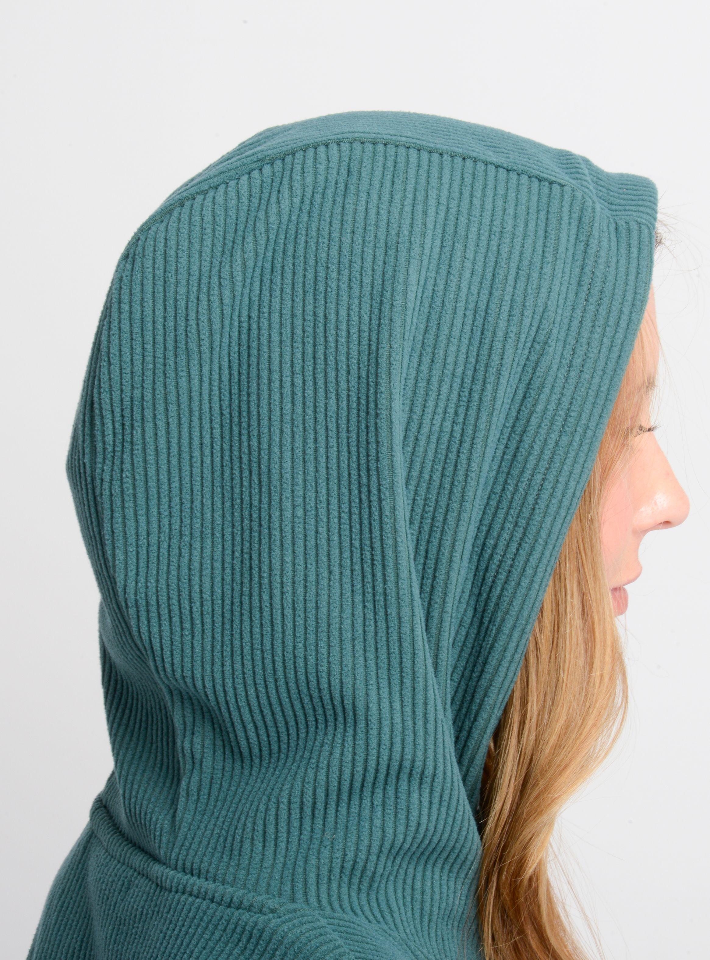 POLERON HOODIE ACANALADO JULY VERDE-5