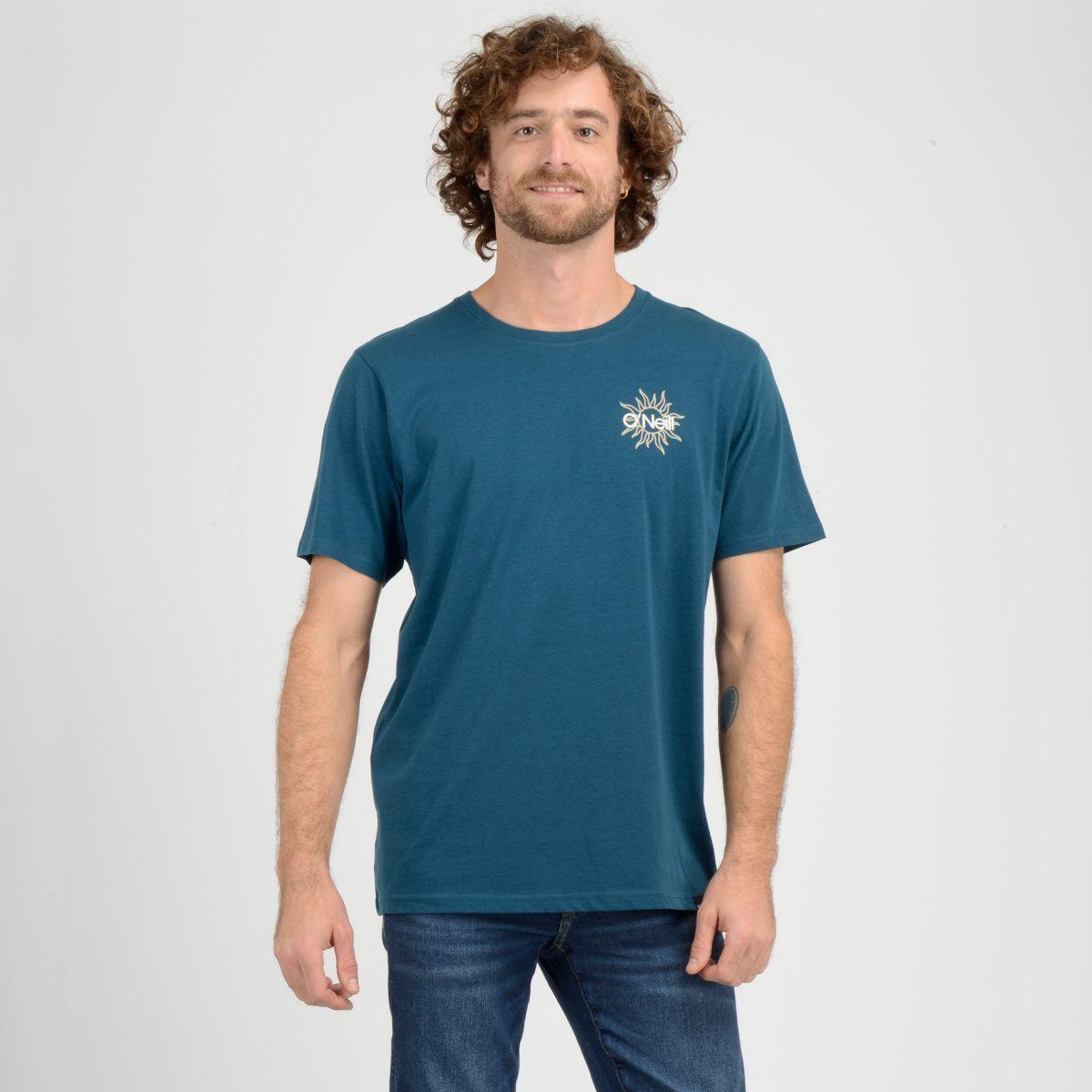 POLERA MANGA CORTA HOLIDAY  AZUL-0