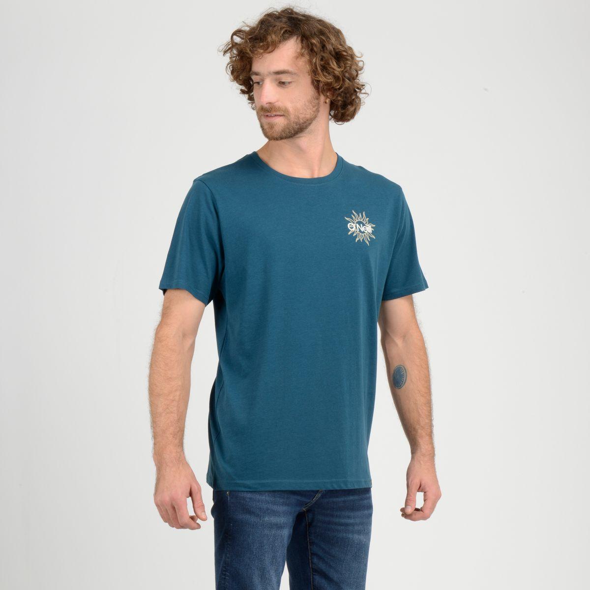 POLERA MANGA CORTA HOLIDAY  AZUL-1