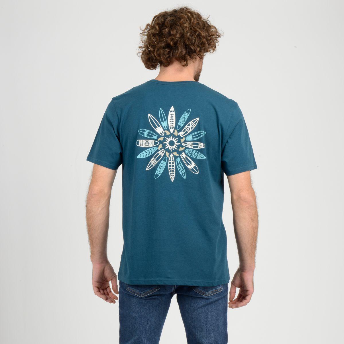 POLERA MANGA CORTA HOLIDAY  AZUL-2