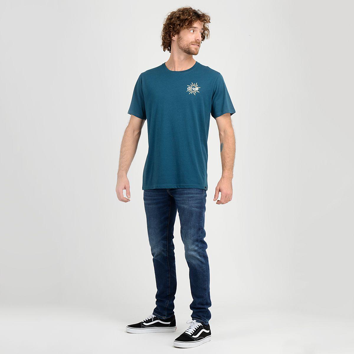 POLERA MANGA CORTA HOLIDAY  AZUL-3