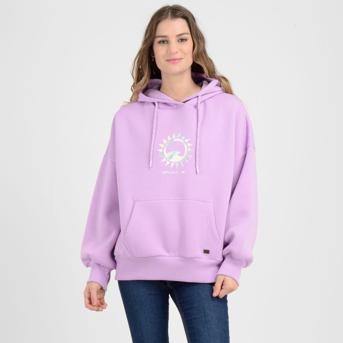 POLERON HODDIE CRAZY  MORADO CLARO-0