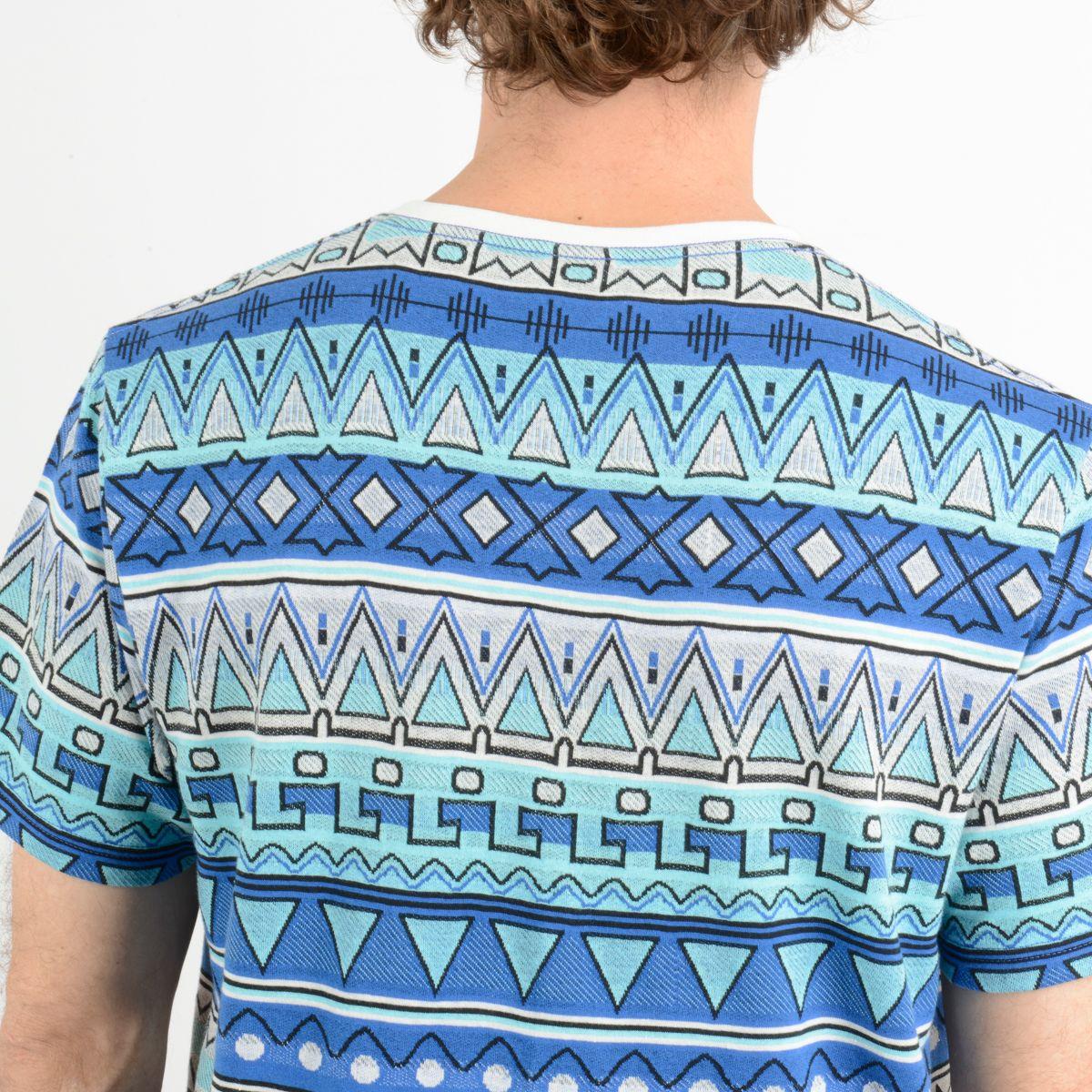 POLERA MANGA CORTA KA STRIPE  AZUL-5